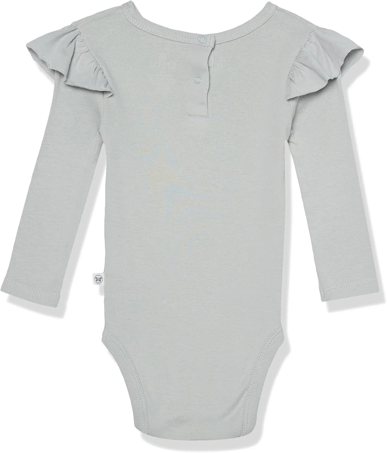 ست هدیه 3 تکه نوزاد دخترانه HonestBaby - بادی آستین بلند چین دار، شلوار چین دار، پاپیون