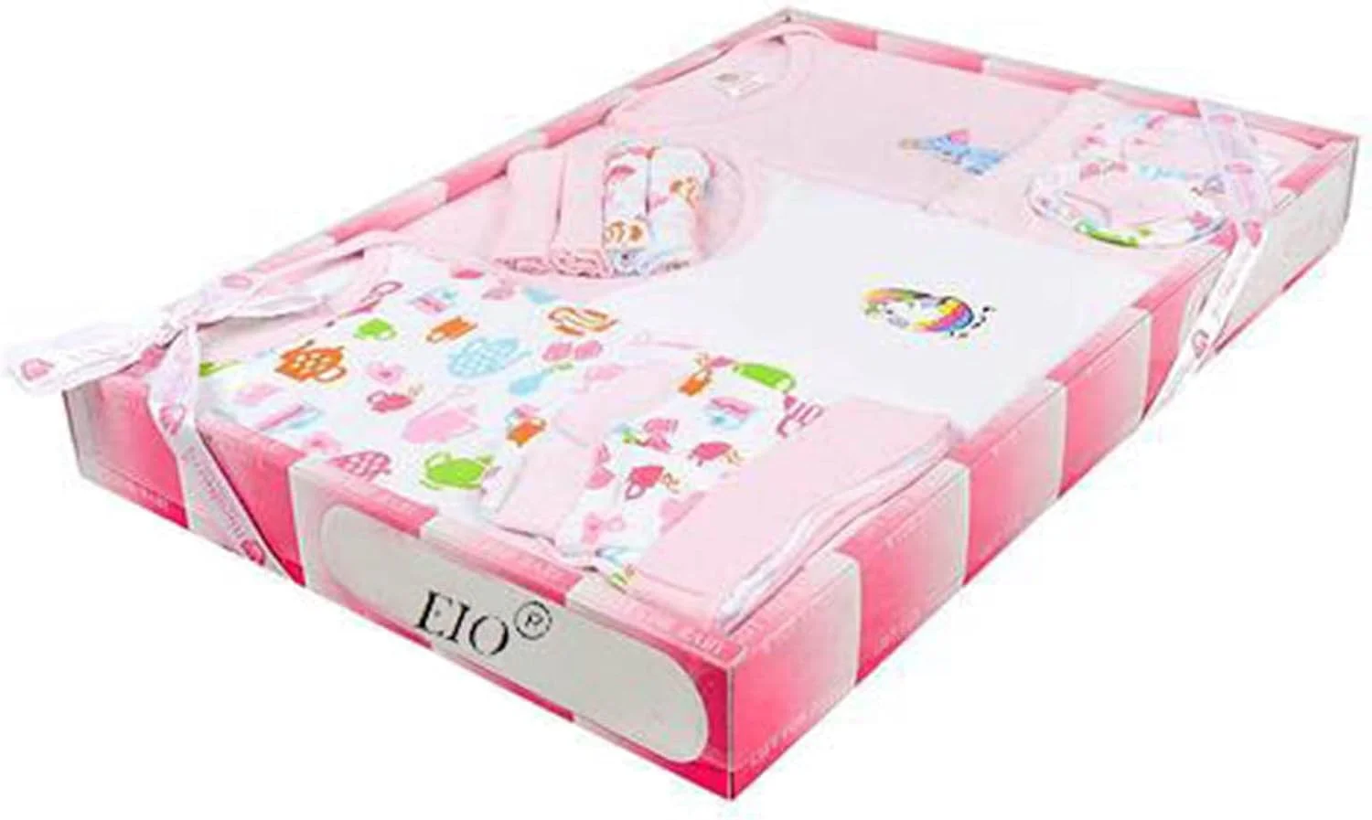 ست هدیه 13 تکه مینی بری نوزادی (صورتی)