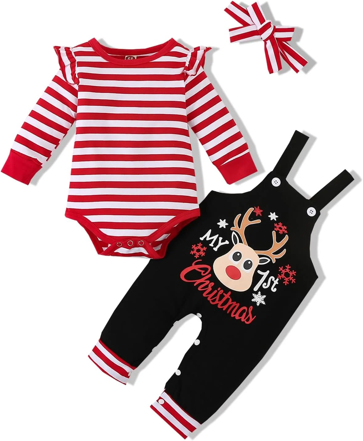 لباس عید پاک نوزادی دخترانه VINUOKER، ست شلوار لباس روز عید پاک دخترانه