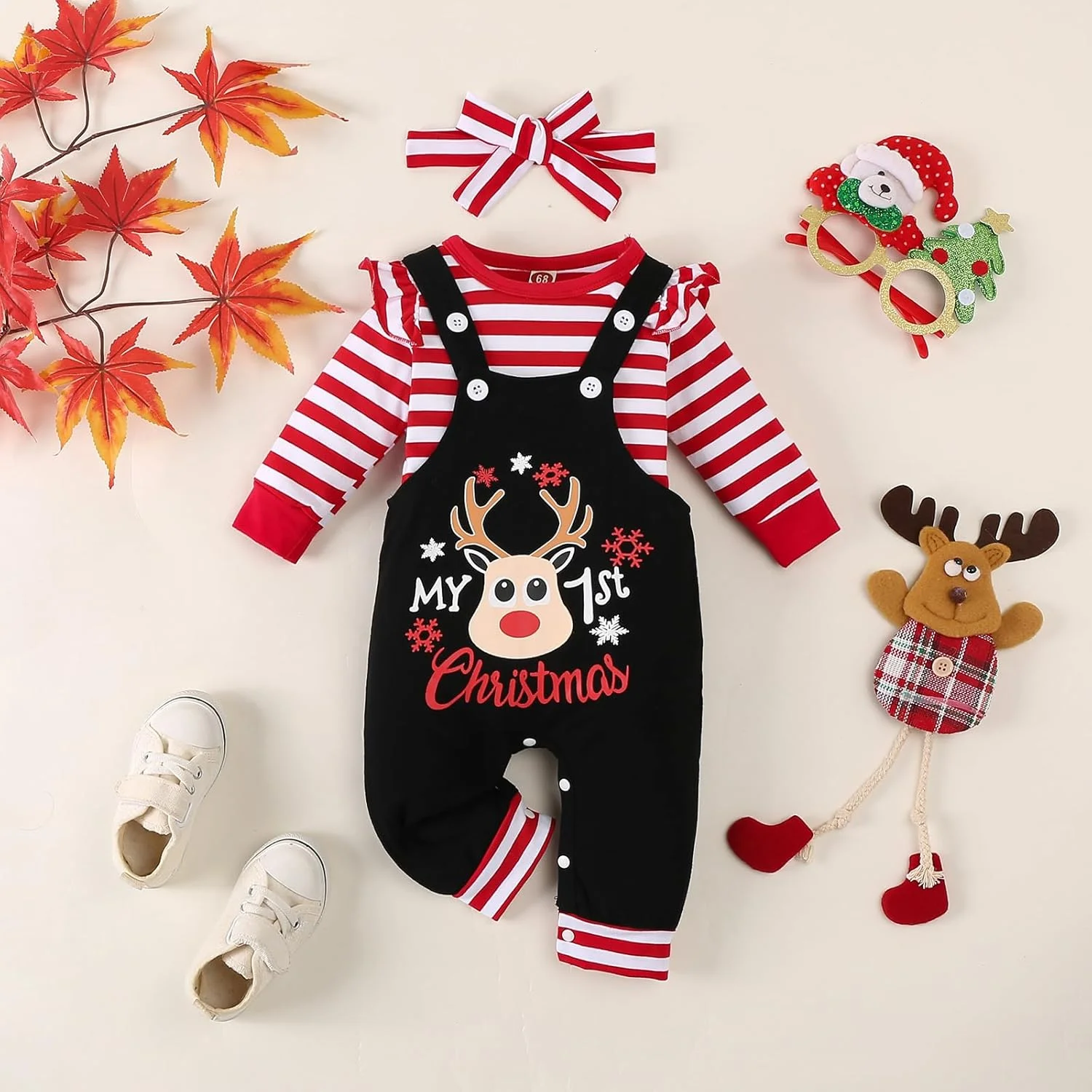 لباس عید پاک نوزادی دخترانه VINUOKER، ست شلوار لباس روز عید پاک دخترانه