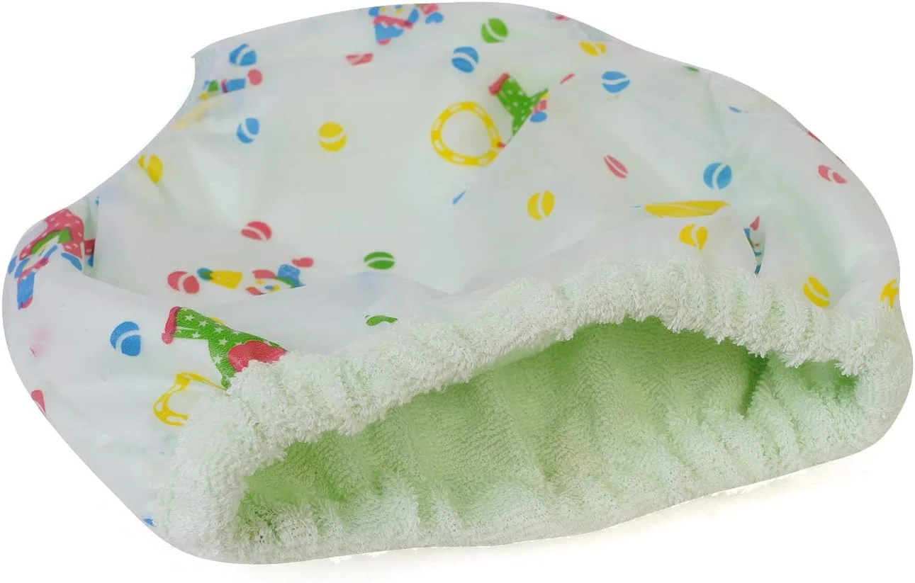 شورت آموزشی ضد آب کودک مناسب نوزاد 0-6 ماهه (لایه بیرونی PVC، لایه داخلی حوله نرم) (شورت PVC، بسته 3 عددی)