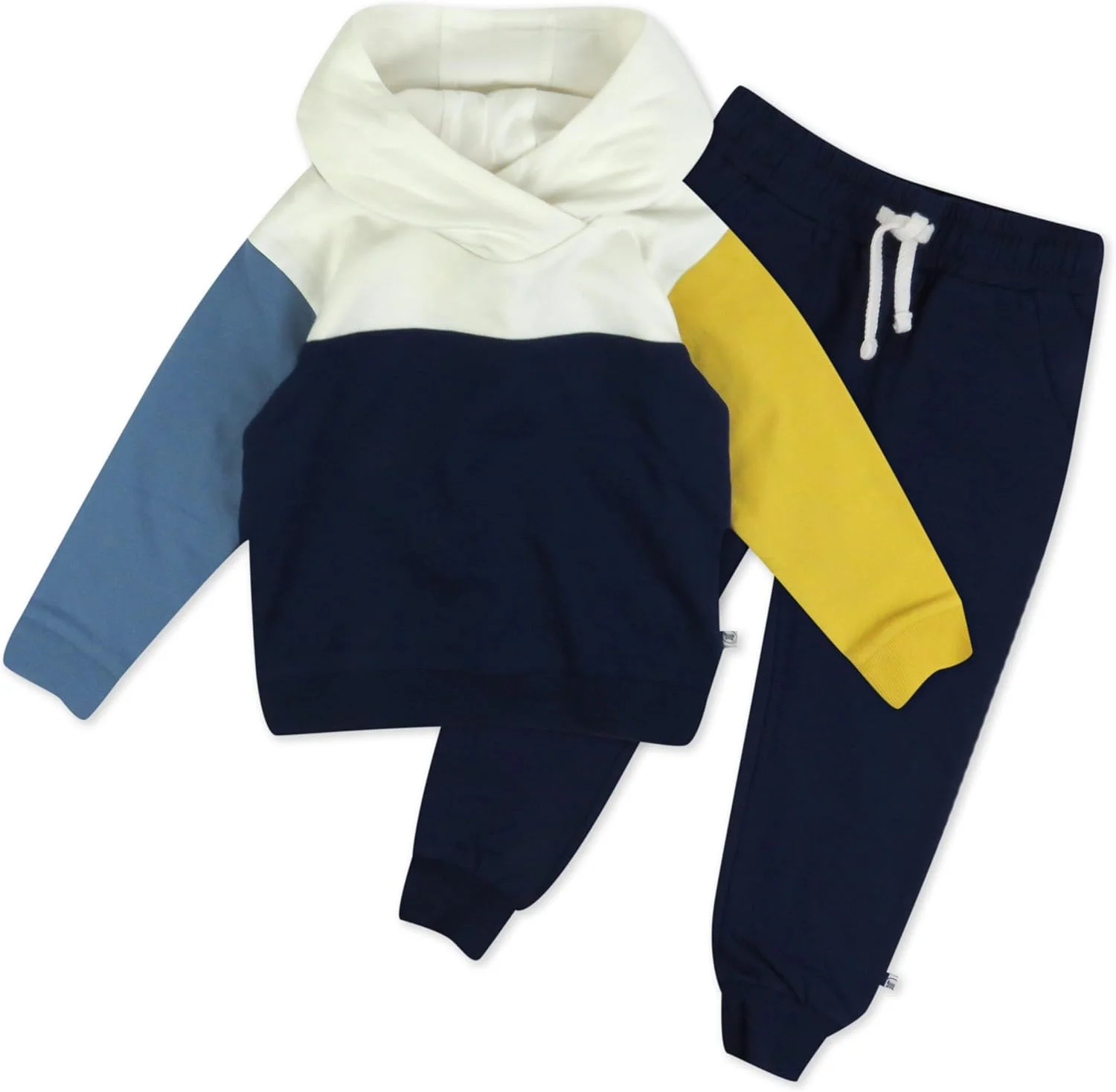 ست هودی و شلوار گرمکن پشمی دو تکه پسرانه HonestBaby، 100% پنبه ارگانیک برای نوزاد و کودک نوپا (بسته 2 عددی)