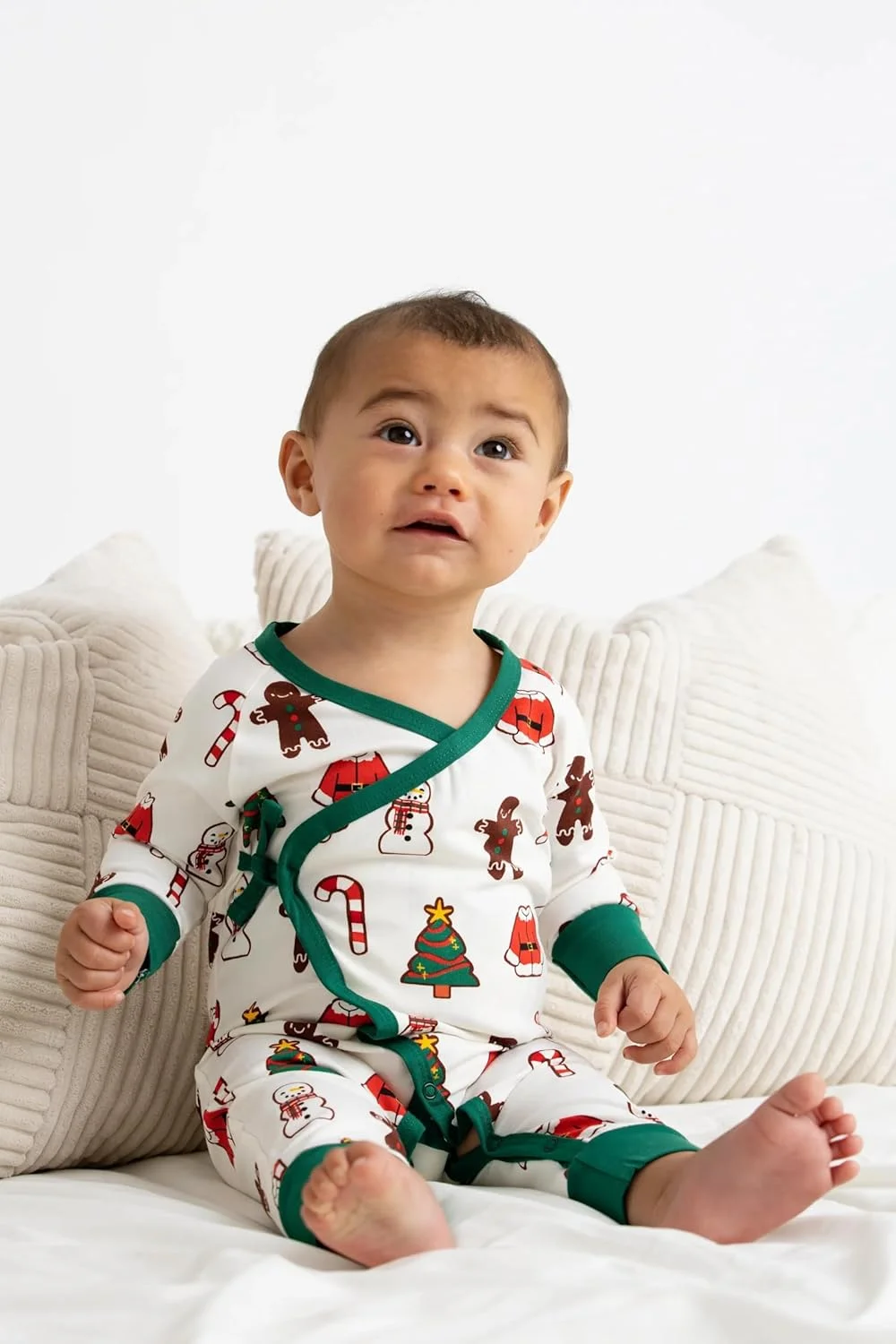 لباس کیمونو نوزادی ارگانیک مونیکا + اندی