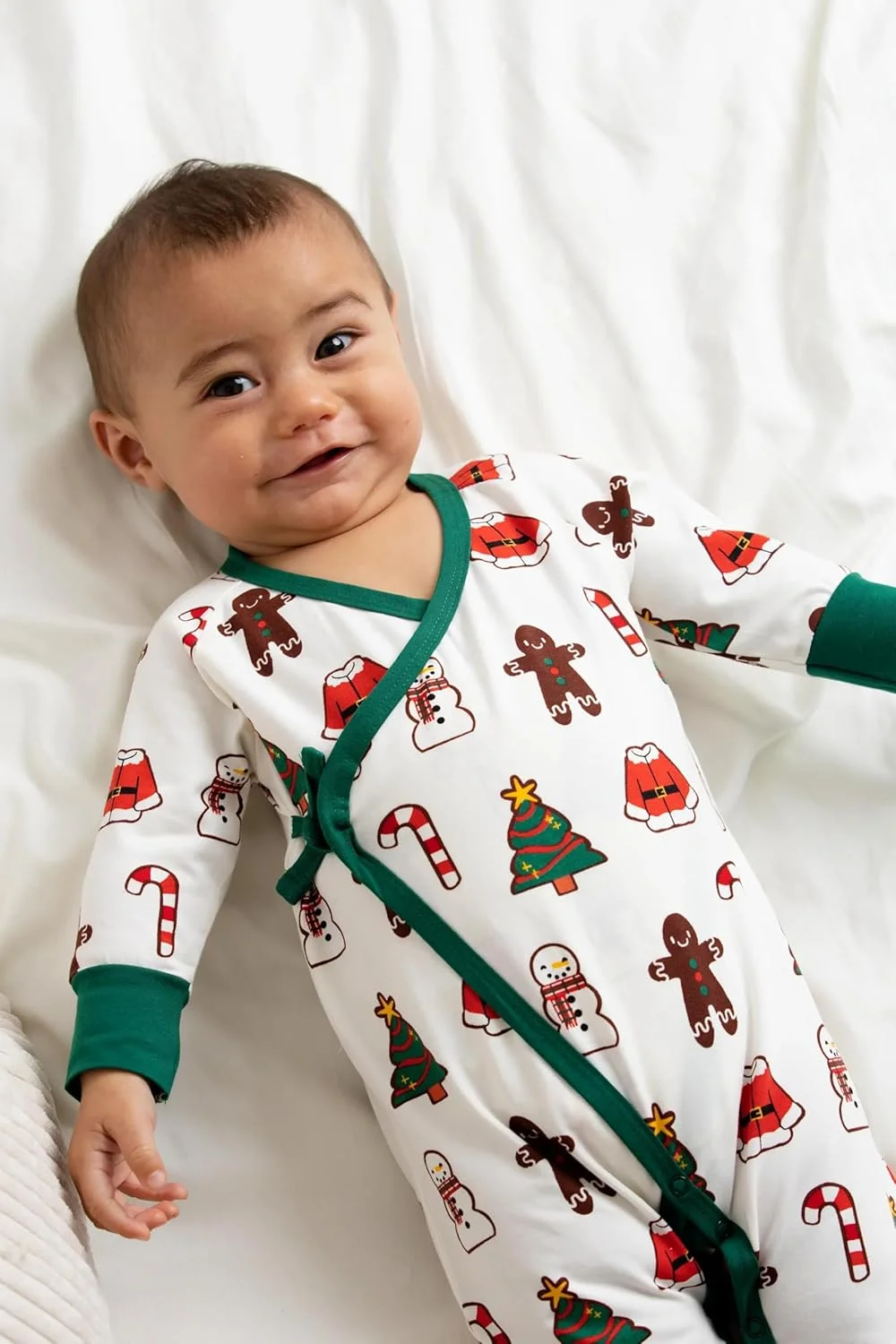 لباس کیمونو نوزادی ارگانیک مونیکا + اندی