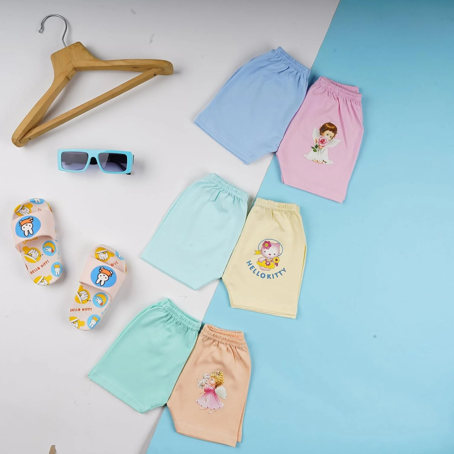 شورت نخی نوزادی دخترانه و پسرانه | نوزاد | مدل معمولی | شلوارک