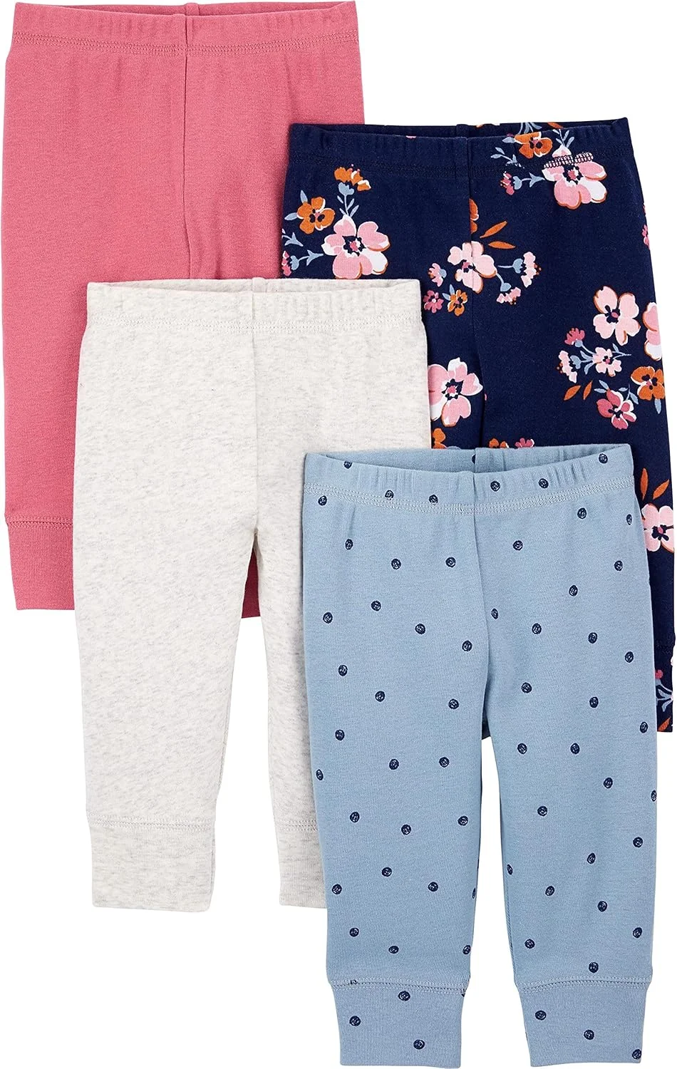 شلوار نخی دخترانه کودک کارترز، بسته 4 عددی