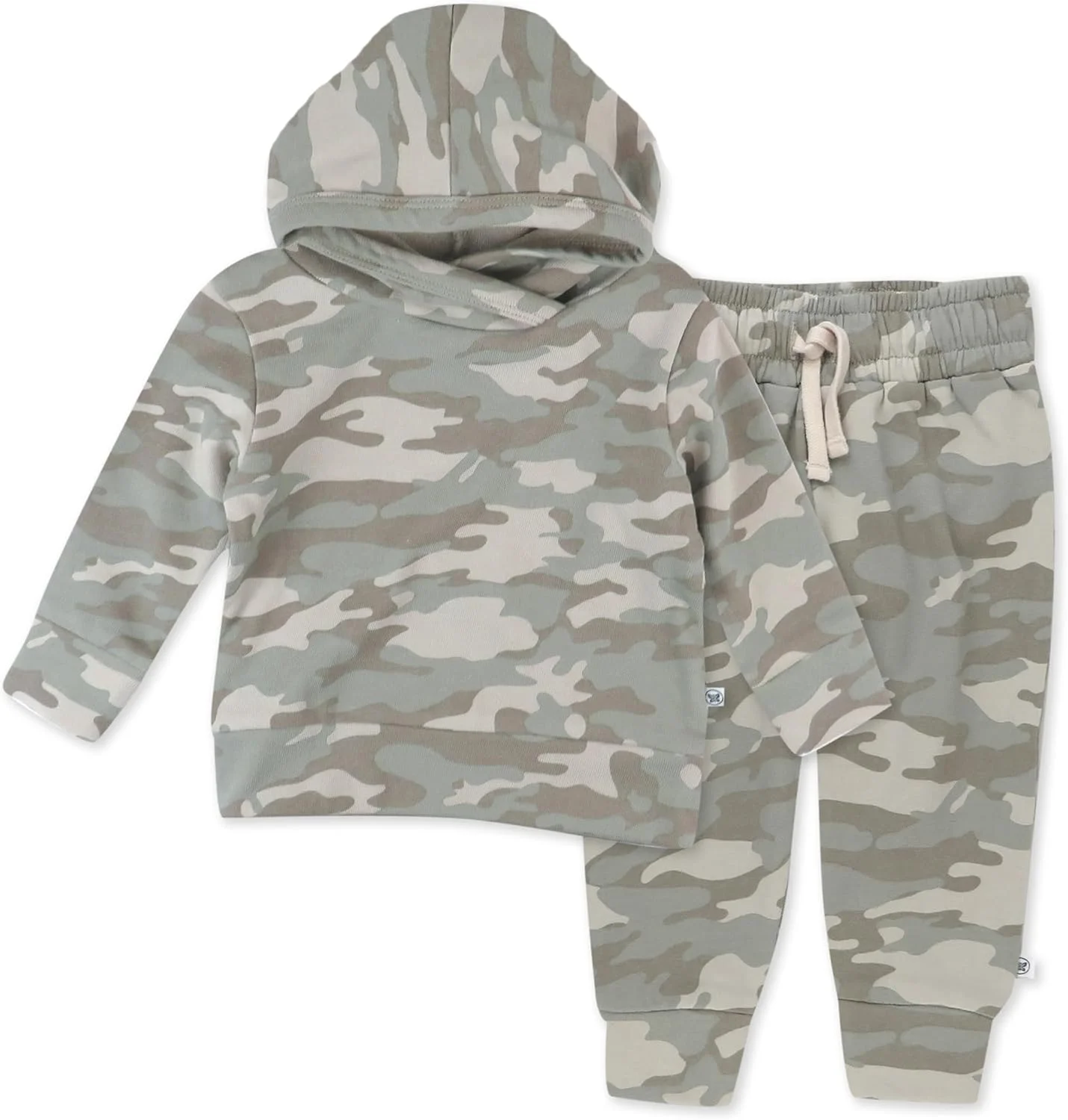 ست هودی و شلوار گرمکن نوزاد/کودک یونی‌سکس HonestBaby، پنبه ارگانیک، مناسب نوزاد، نوپا، پسران، دختران، ست 2 تکه هودی (بسته 2 عددی)