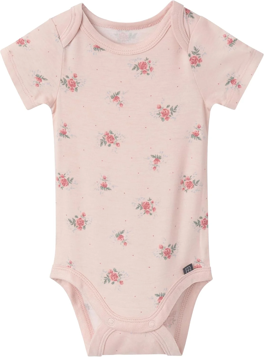 ست لباس نوزادی ۴ تکه آستین کوتاه شامل بادی و شلوار