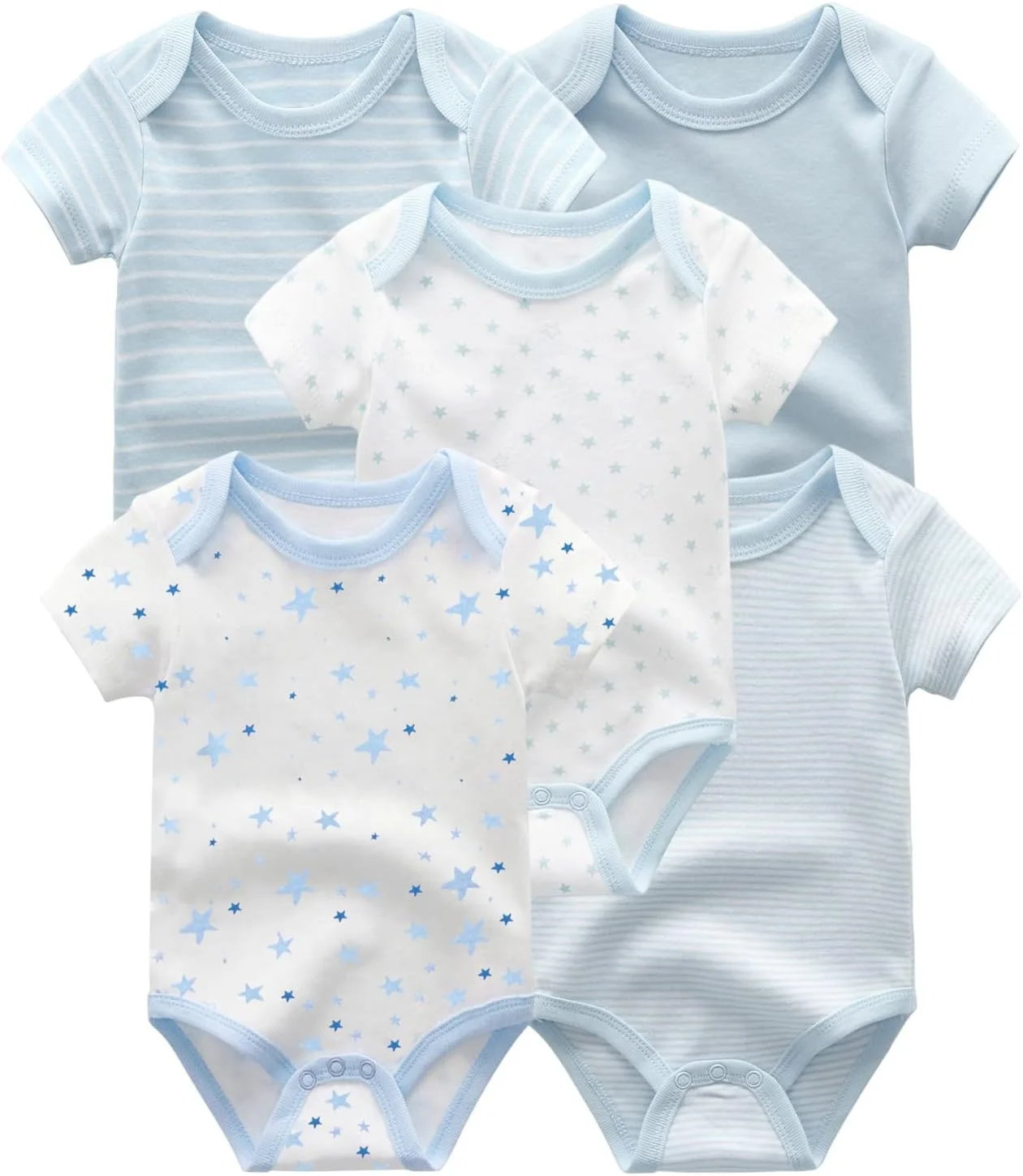 ست لباس نوزادی یونی‌سکس شامل رامپر و جوراب