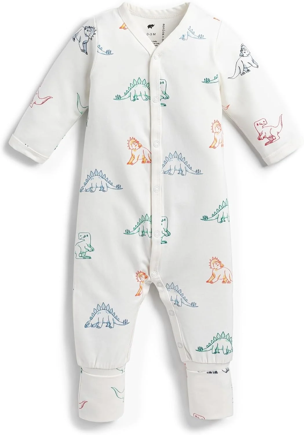 بلوز دخترانه مونیکا + اندی ارگانیک با دو چین دوتایی