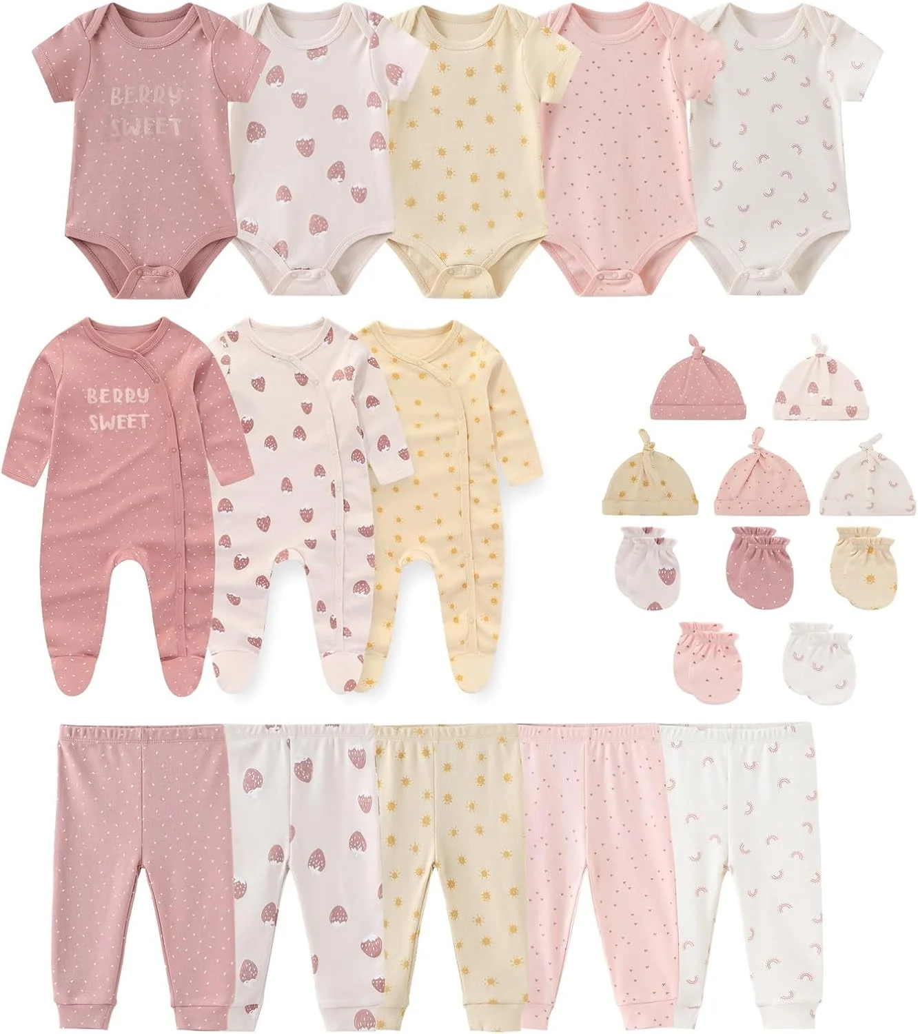 ست لباس نوزادی پسرانه و دخترانه مدل شماره ۰۱