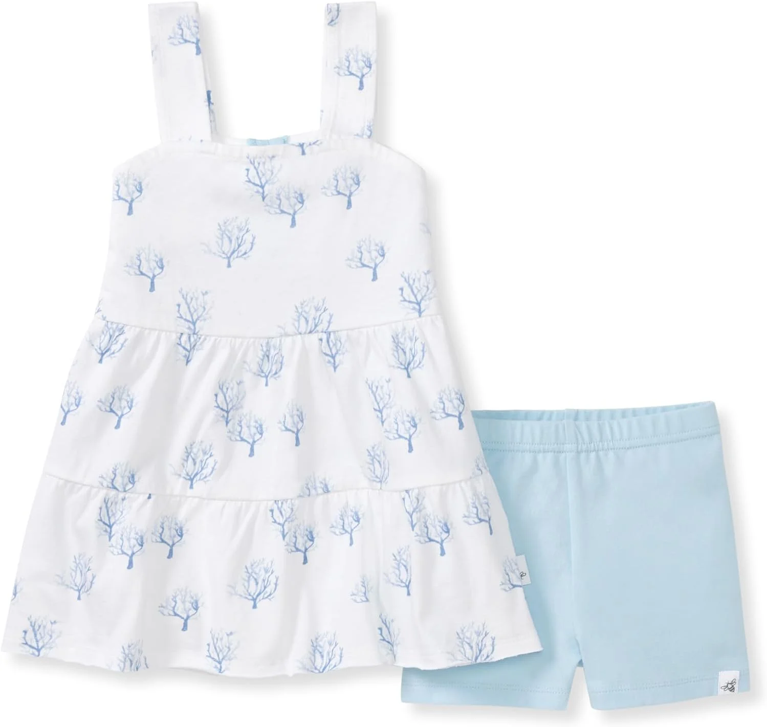 ست تاپ و شلوار دخترانه Burt's Bees Baby، تونیک و لگینگ، 100% پنبه ارگانیک، ست لباس نوزاد و کودک نوپا