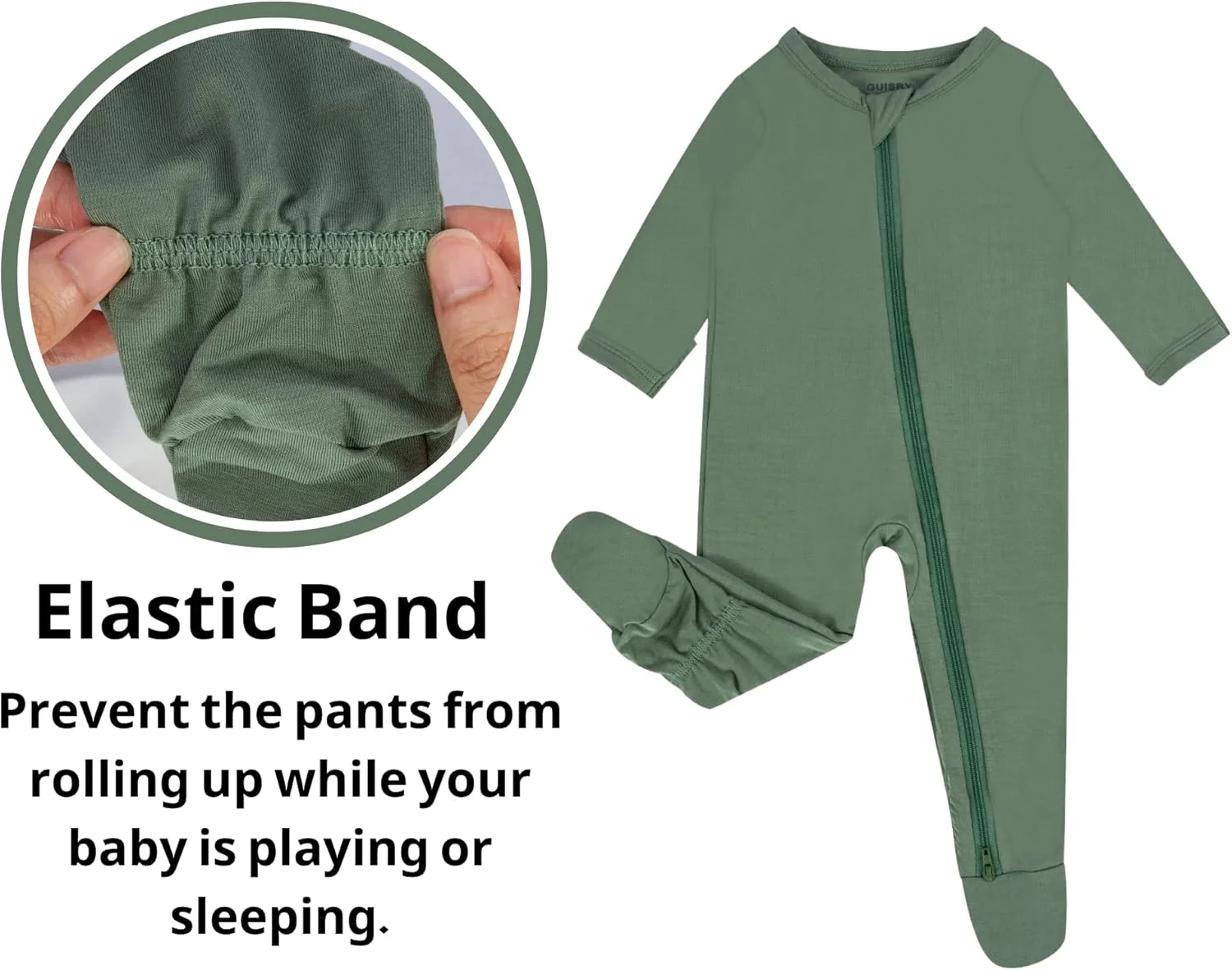 رامپر نوزادی گیسبی با سرآستین دستکش دار - 3 عددی دخترانه پسرانه زیپ دو طرفه آستین بلند ریون