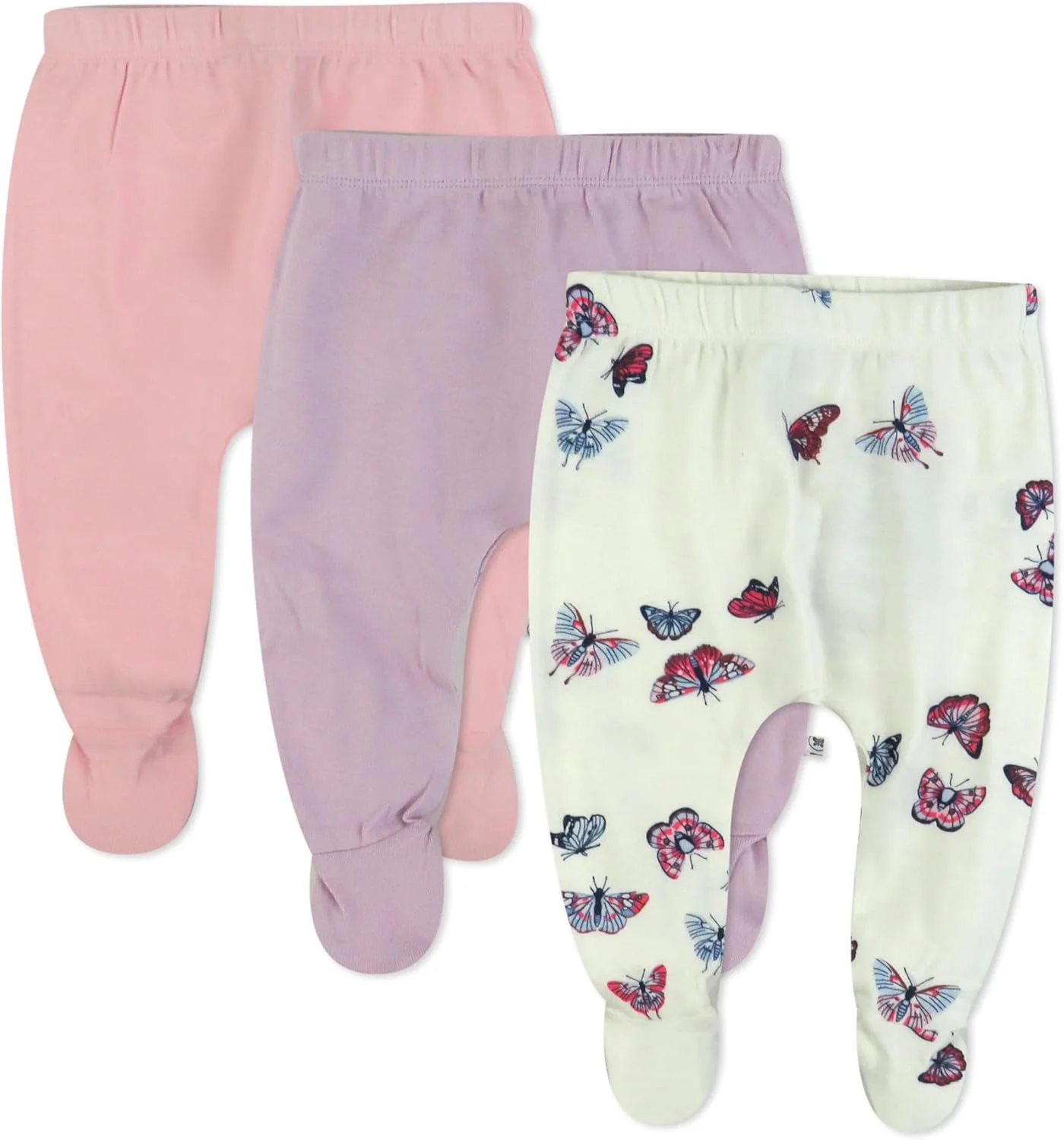 ست 3 عددی شلوار جوراب دار نوزاد یونی‌سکس HonestBaby، فیت راحت، پایین تنه کشی، 100% پنبه ارگانیک برای نوزادان دختر و پسر (بسته 3 عددی)