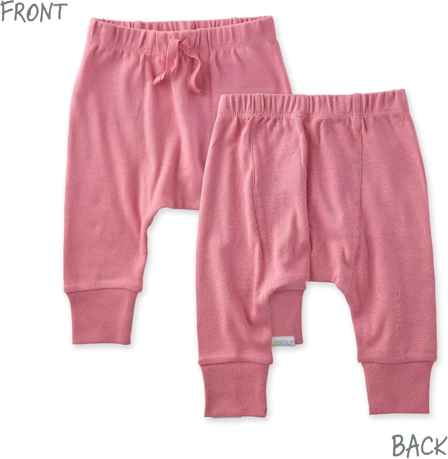 شلوار جاگر نوزادی унисекс، بسته چهارتایی، 100% پنبه ارگانیک، مناسب برای دختران و پسران