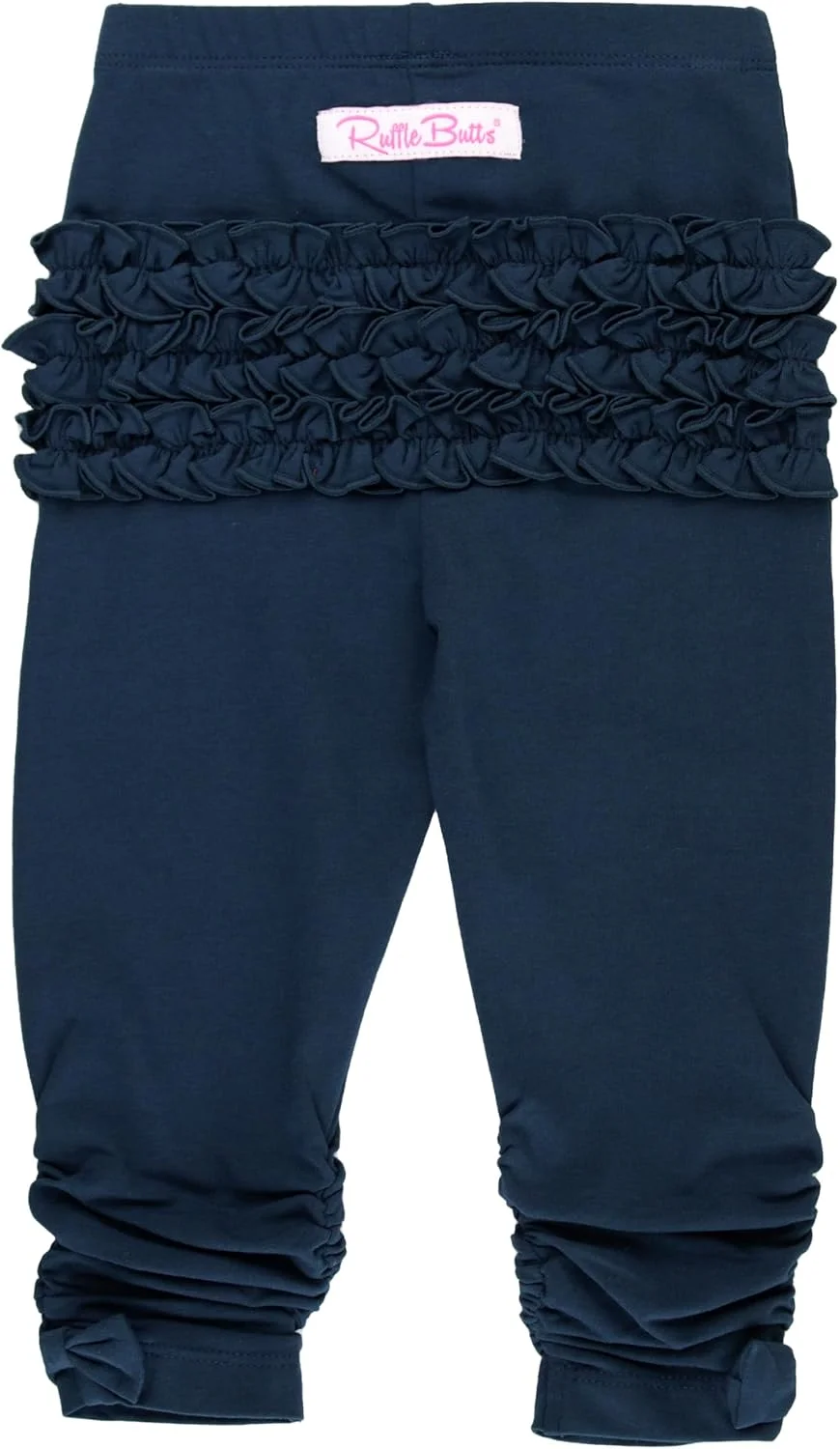 شلوار لگینگ کشی کاپری دخترانه بچه گانه/نوزادی چین دار با پاپیون