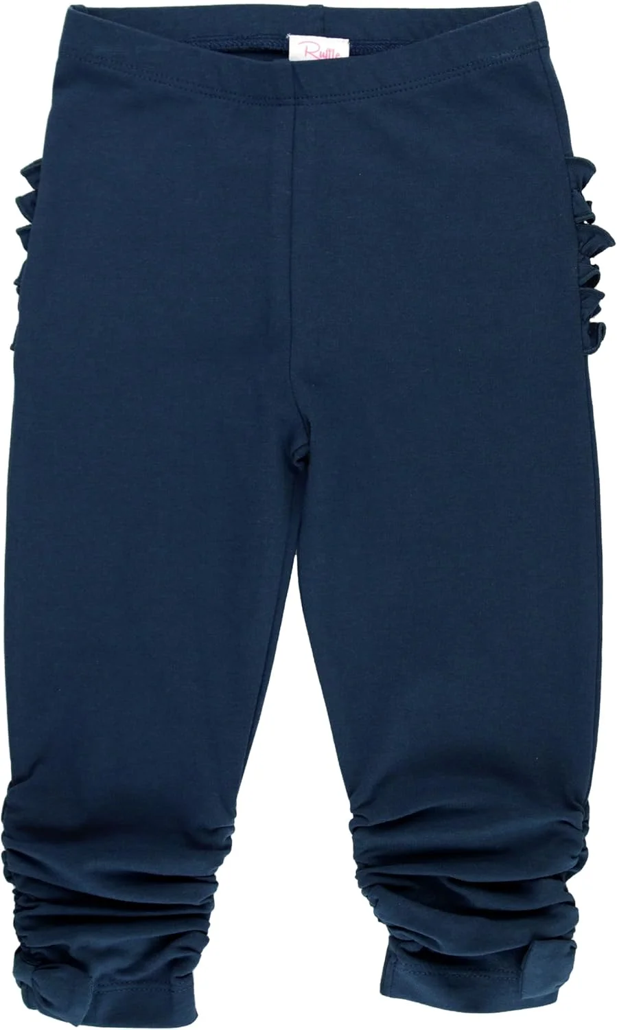 شلوار لگینگ کشی کاپری دخترانه بچه گانه/نوزادی چین دار با پاپیون