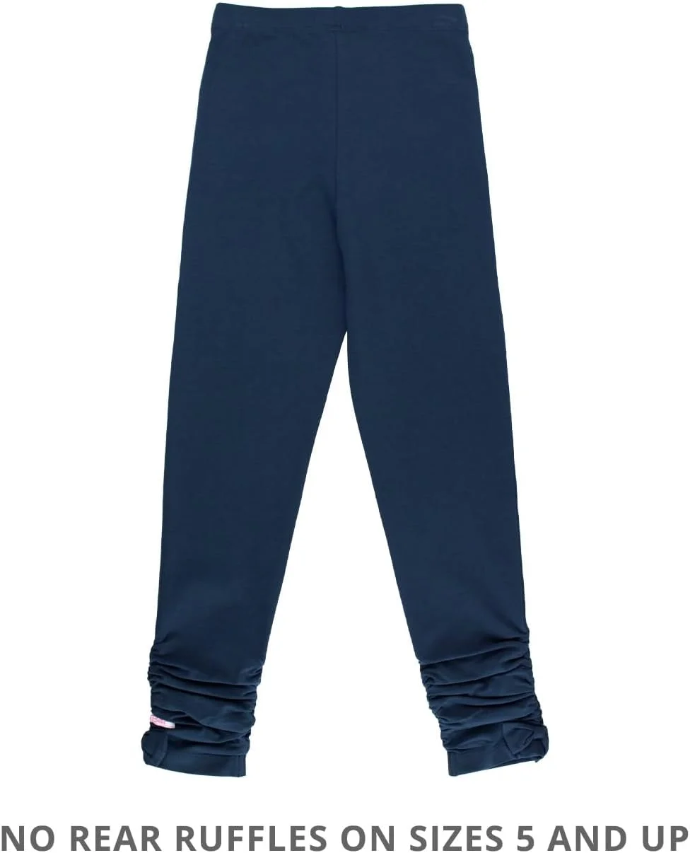 شلوار لگینگ کشی کاپری دخترانه بچه گانه/نوزادی چین دار با پاپیون