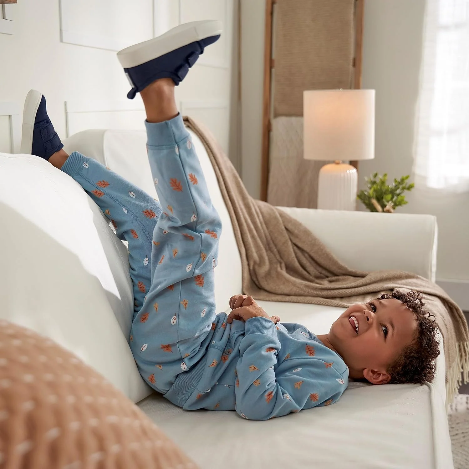 ست بلوز و شلوار پشمی دو تکه پسرانه کودک نوپا