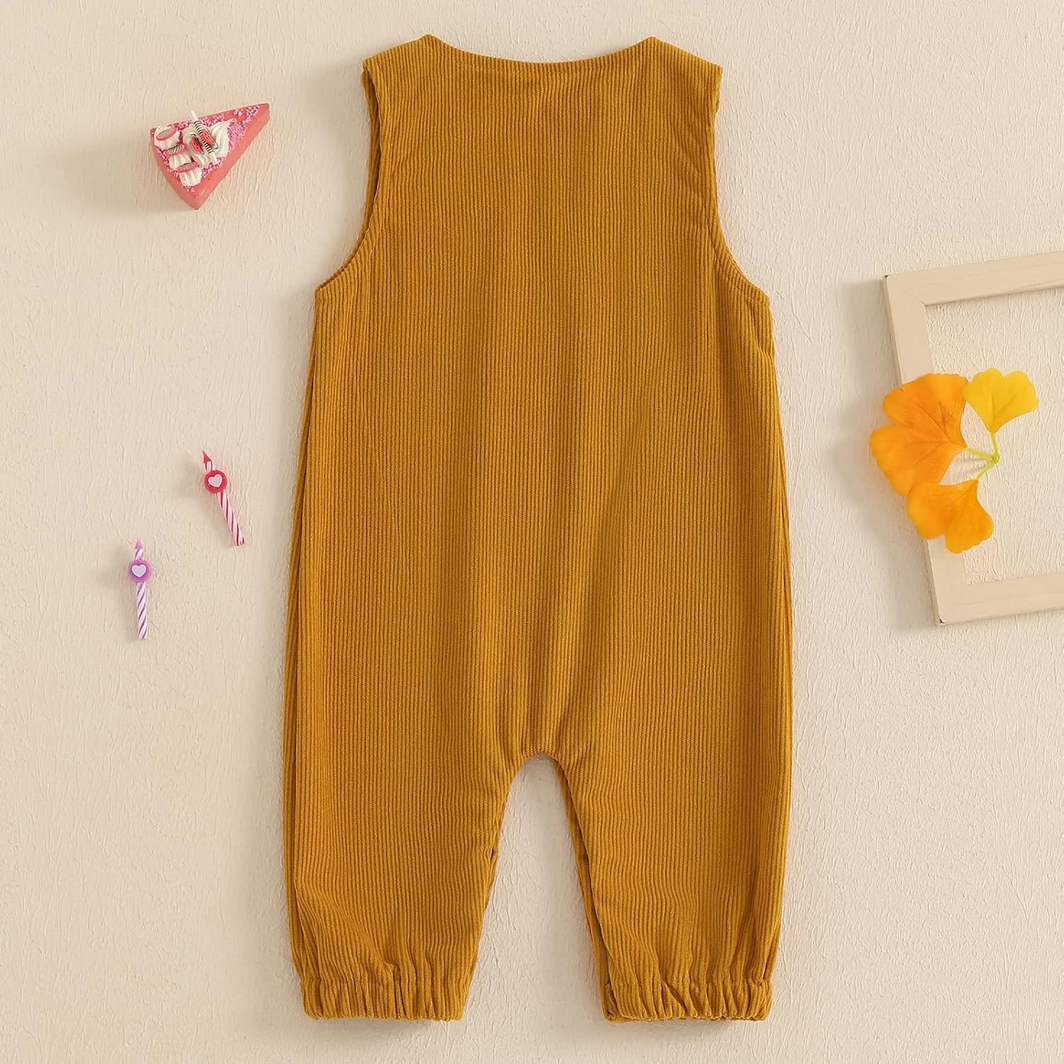 رامپر سرهمی نوزادی پسرانه Geagodelia، لباس کامل نوزاد پسر، گلدوزی حروف تولد، سرهمی دکمه دار، لباس تولد برای نوزاد پسر