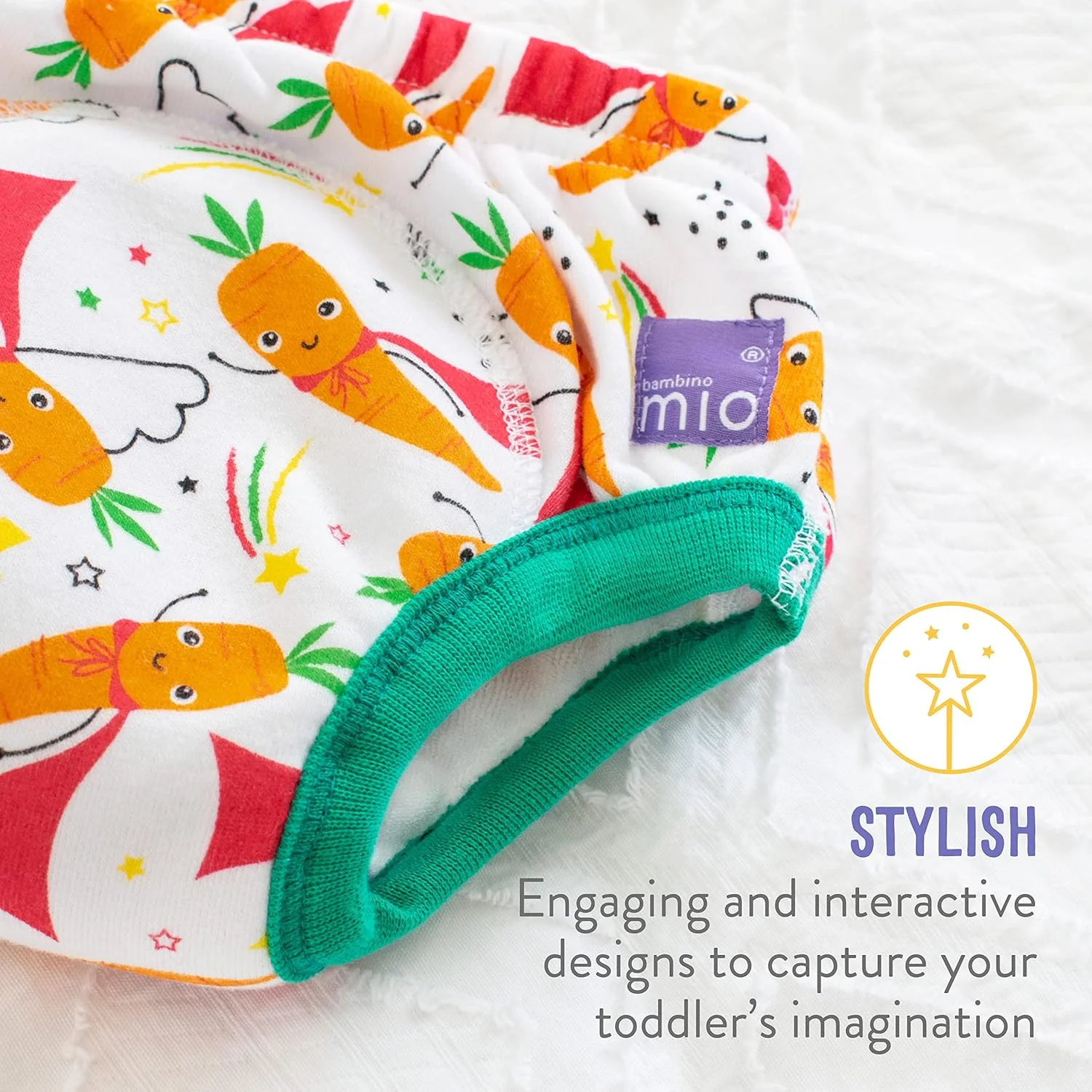 شلوار آموزشی دستشویی کودک بامبینو میو، بسته 5 عددی، برند بریتانیایی، برنده جایزه، قابل استفاده مجدد برای نوزاد و کودک نوپا، پسرانه و دخترانه شلوار آموزشی دستشویی کودک بامبینو میو، بسته 5 عددی، برند بریتانیایی، برنده جایزه، قابل استفاده مجدد برای نوزاد و کودک نوپا، پسرانه و دخترانه