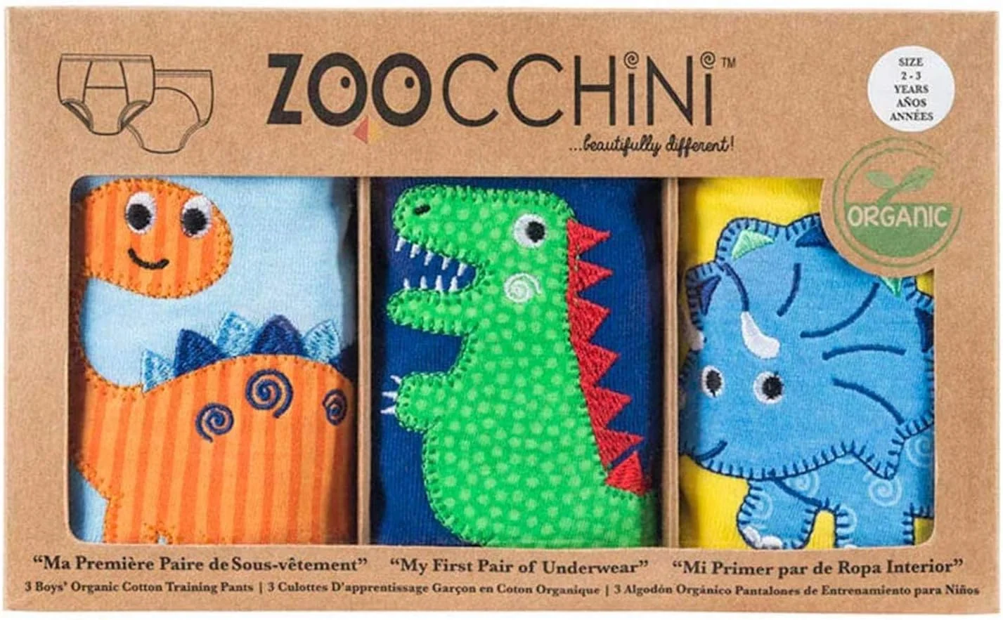 شورت آموزشی کودک زوچینی طرح شخصیت های افسانه ای، جاذب، نرم و راحت، مناسب آموزش دستشویی رفتن دختران و پسران 2 تا 4 سال (بسته 3 عددی)