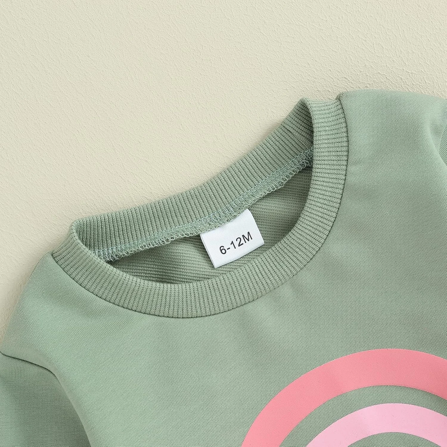 لباس نوزادی دخترانه طرح درخت خار، رامپر نخی، هدبند و شورت، مناسب بازی و لباس تابستانی طرح رنگین کمان