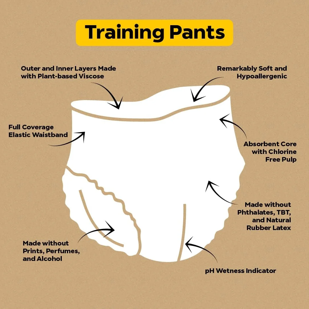 شورت آموزشی بامبو DYPER برای کودکان دختر و پسر | مواد اولیه طبیعی و خالص | مناسب روز و شب | پایه گیاهی + سازگار با محیط زیست | ضد حساسیت برای پوست های حساس | بدون عطر شورت آموزشی بامبو DYPER برای کودکان دختر و پسر | مواد اولیه طبیعی و خالص | مناسب روز و شب | پایه گیاهی + سازگار با محیط زیست | ضد حساسیت برای پوست های حساس | بدون عطر