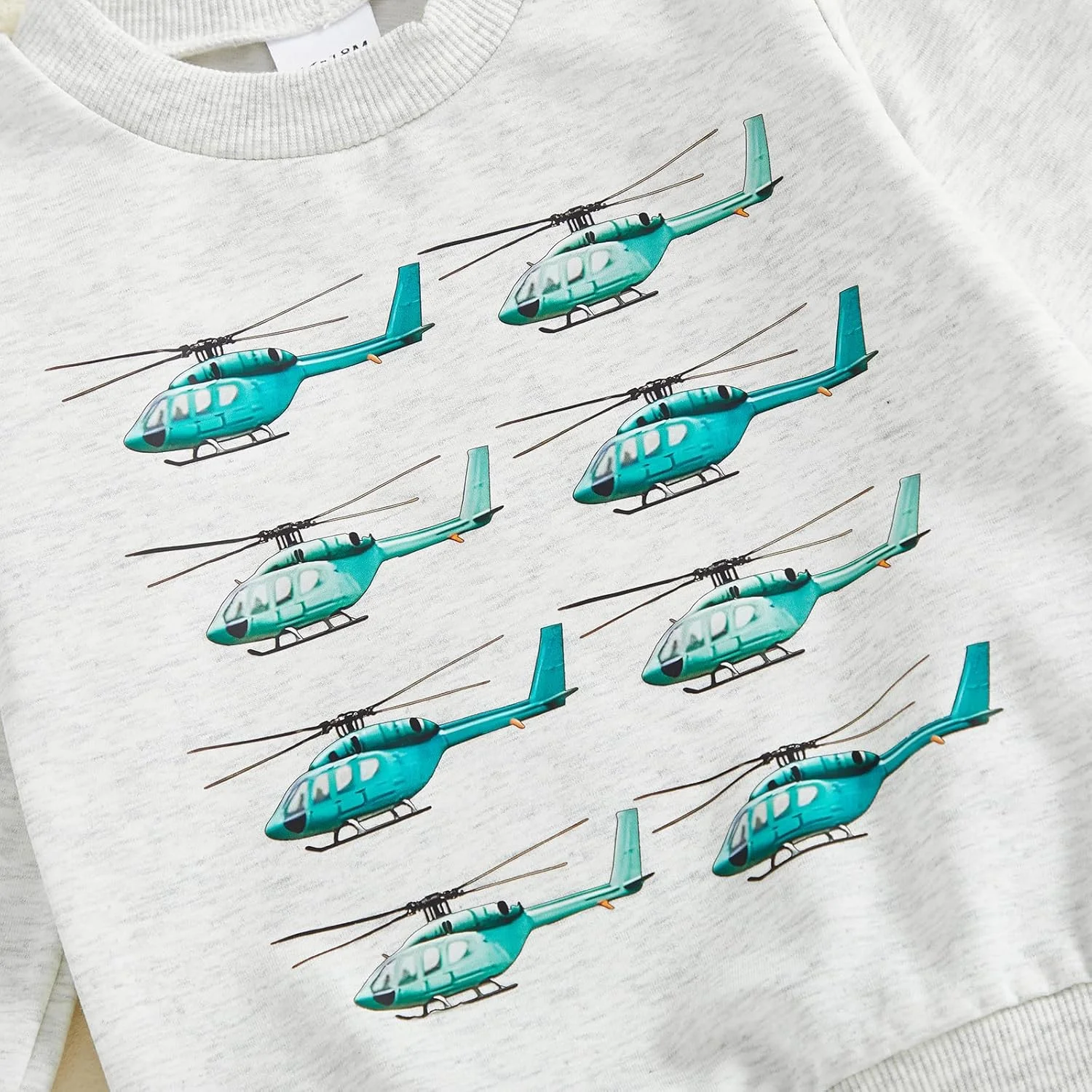 ست لباس پسرانه بچه گانه Fernvia، سایز 2T 3T 4T 5T، طرح کامیون و بیل مکانیکی، بلوز آستین بلند و شلوار کشی، مناسب فصل پاییز