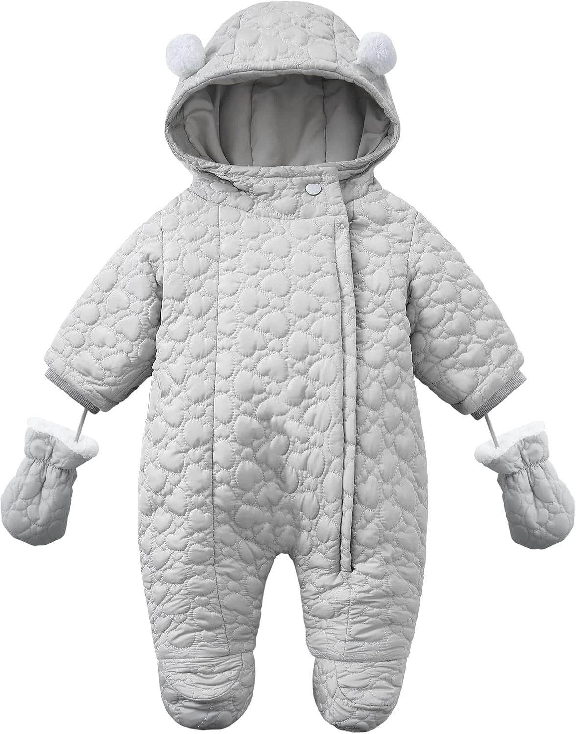 لباس گرم زمستانی نوزاد، مناسب برای نوزادان دختر و پسر 0-3-6-18-24 ماهه