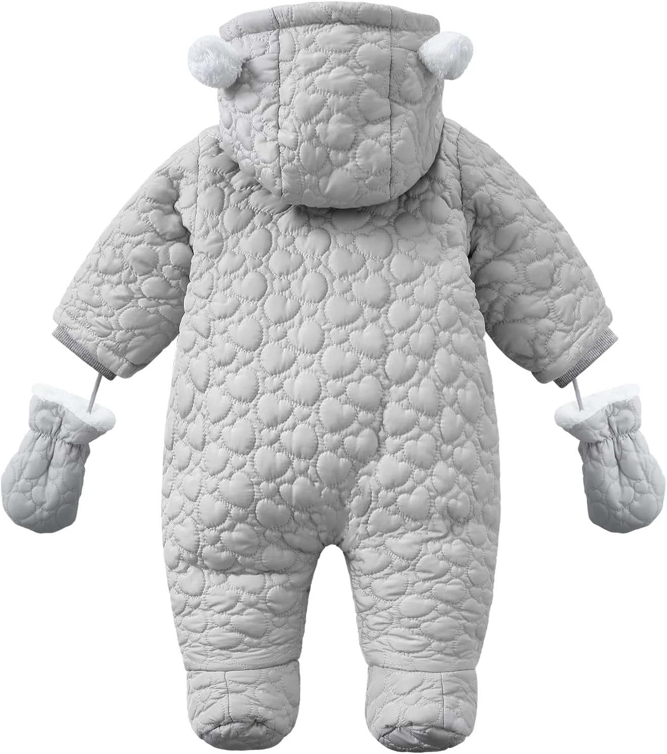 لباس گرم زمستانی نوزاد، مناسب برای نوزادان دختر و پسر 0-3-6-18-24 ماهه