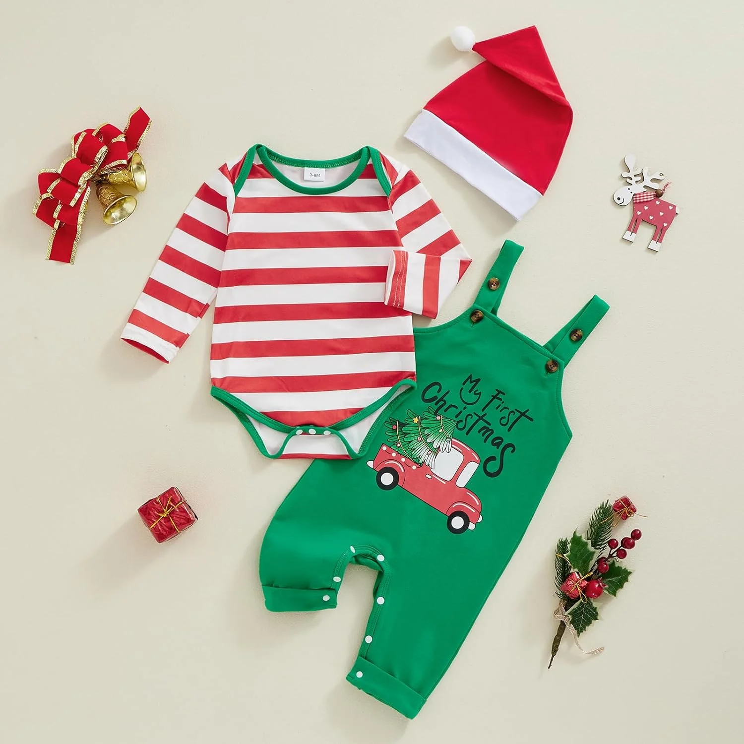 ست شلوار و تیشرت پسرانه نوزادی FYBITBO (بسته 2 عددی)