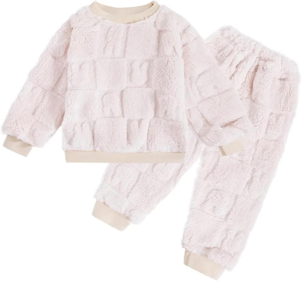 ست بلوز و شلوار گرم پشمی بچگانه مناسب فصل پاییز و زمستان، سایز ۱۲ ماه تا ۶ سال