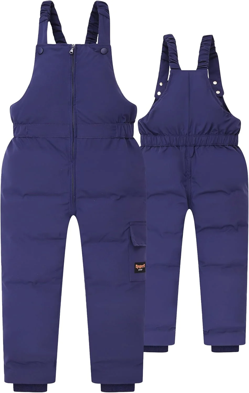 AIEOE شلوار برفی پایین برای نوزادان پسر و دختر، شلوار گرم ضد باد، لباس زمستانی سبک وزن پافر، سرهمی دخترانه