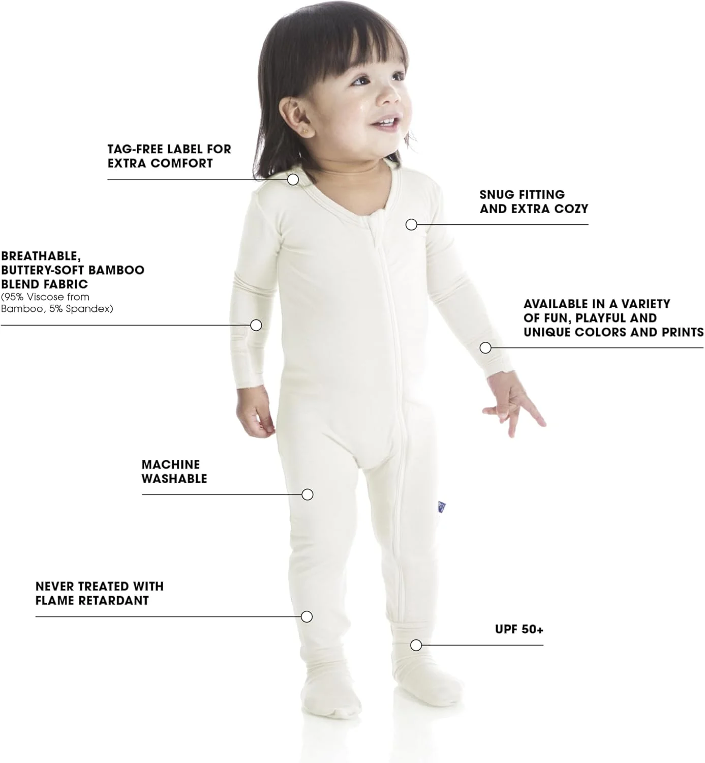 لباس سرهمی زیپ‌دار طرح ستاره و راه راه برای نوزاد، مناسب پسر و دختر