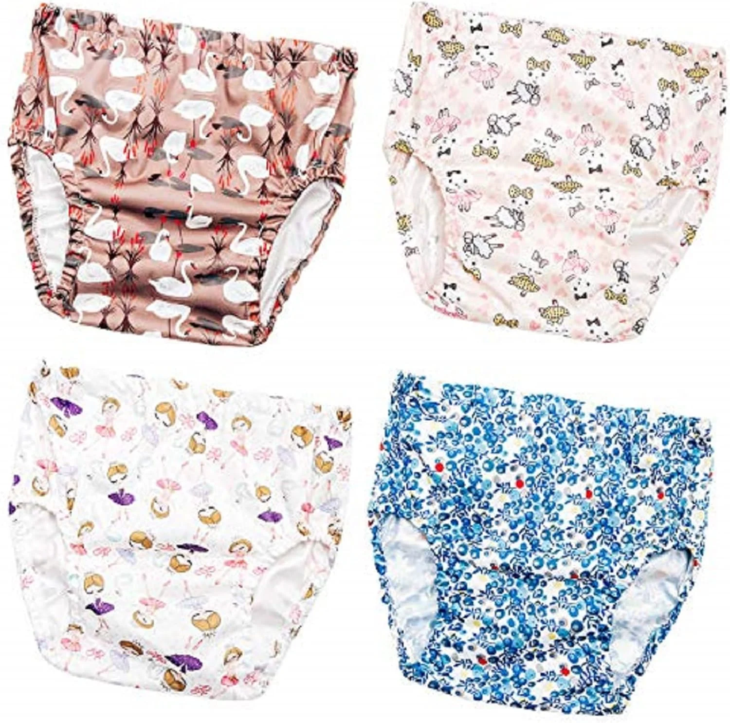 روکش پوشک پارچه ای، لباس زیر پلاستیکی برای کودکان نوپا، شلوار لاستیکی برای کودکان نوپا، روکش پوشک برای نوزاد پسر، لباس زیر ضد آب برای کودکان نوپا