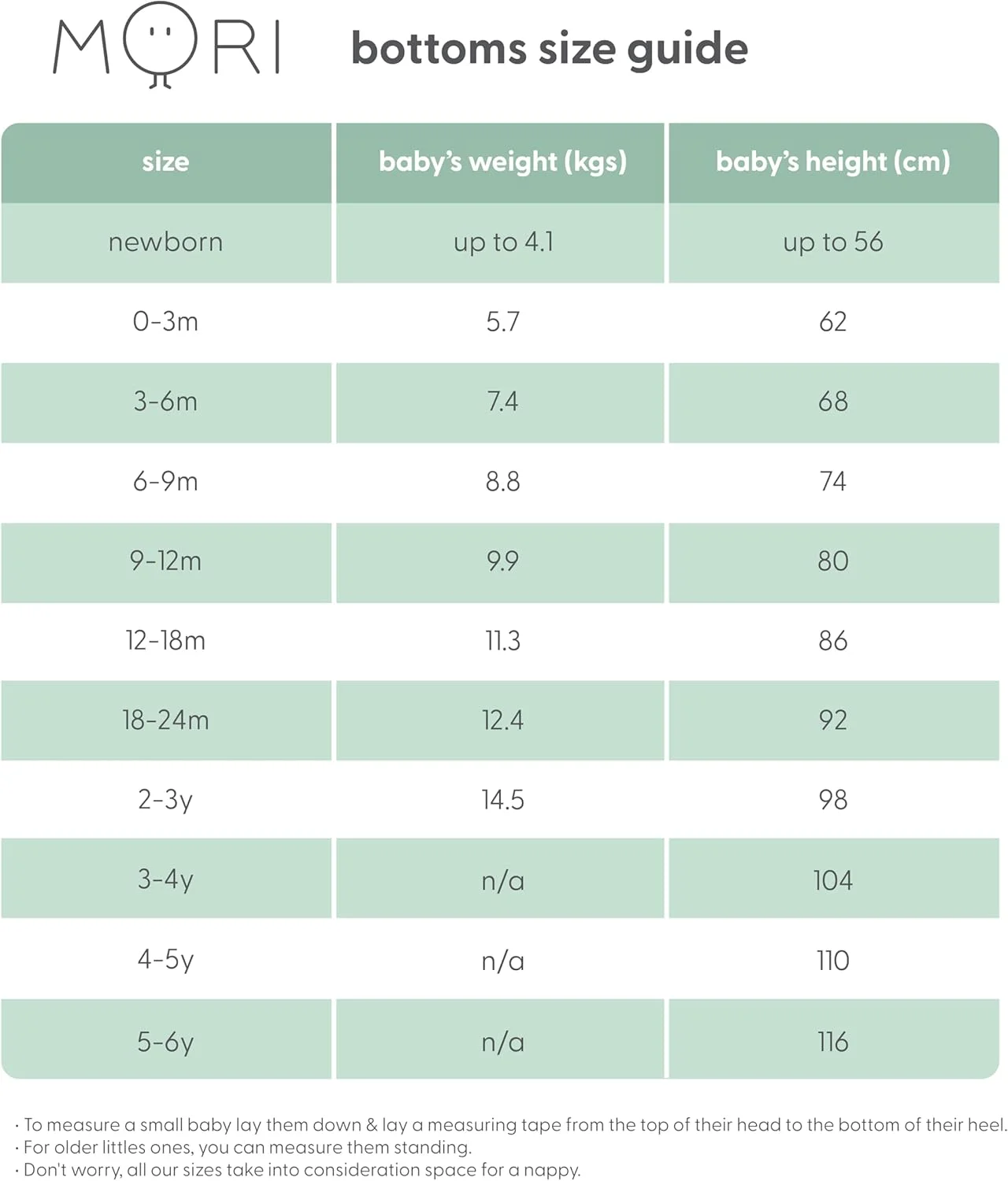 شلوار لگینگ ارگانیک نوزادی MORI، مناسب برای پسران و دختران، دارای کمر کشی - شلوارهای راحت و آسان برای پوشیدن