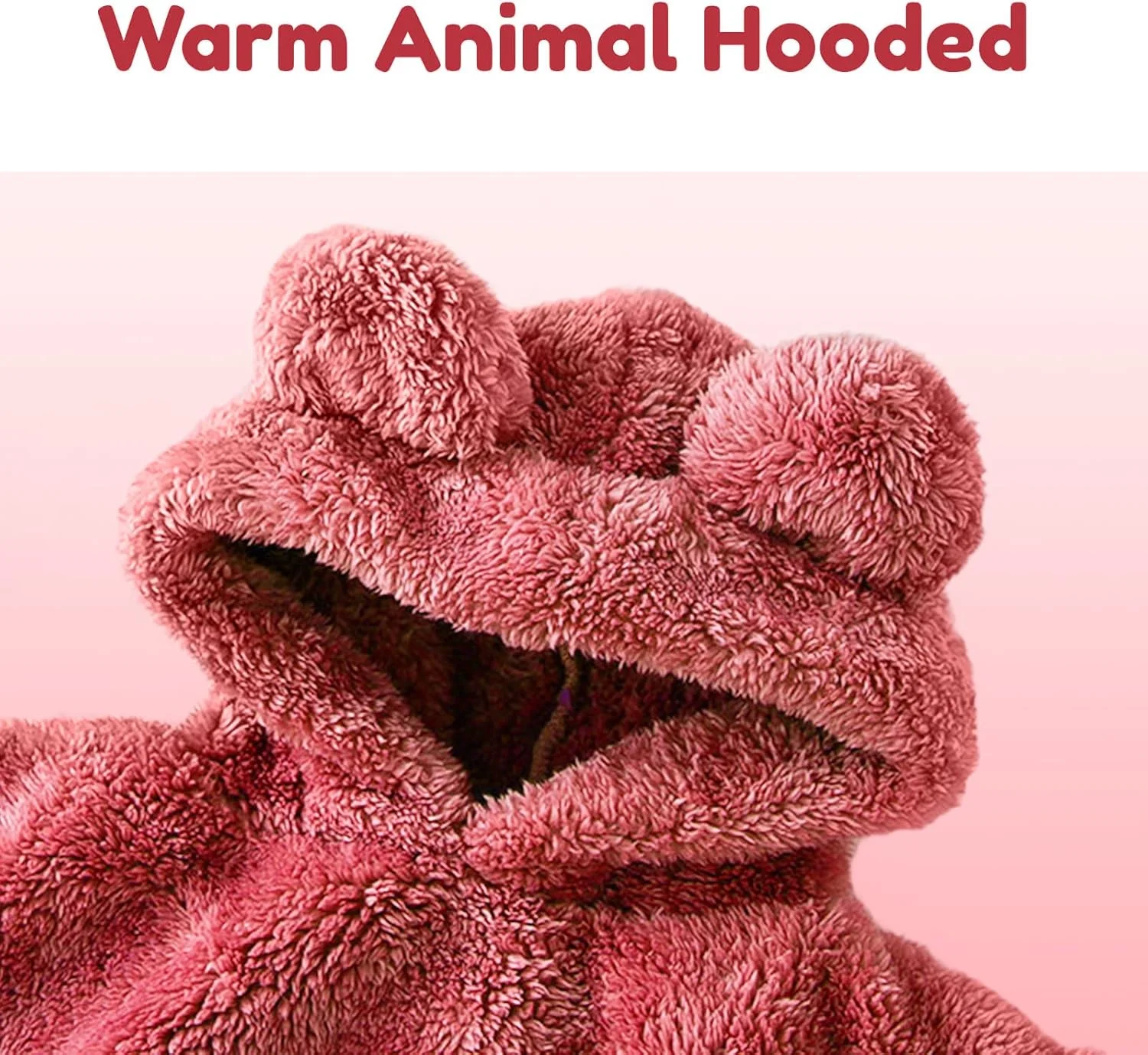 ست بلوز و شلوار گرم پشمی کلاه دار کودک جیامی، مناسب فصل زمستان، لباس راحتی نرم و لطیف، لباس دو تکه زیبا و ساده، مناسب دختران و پسران 12 ماهه تا 4 ساله