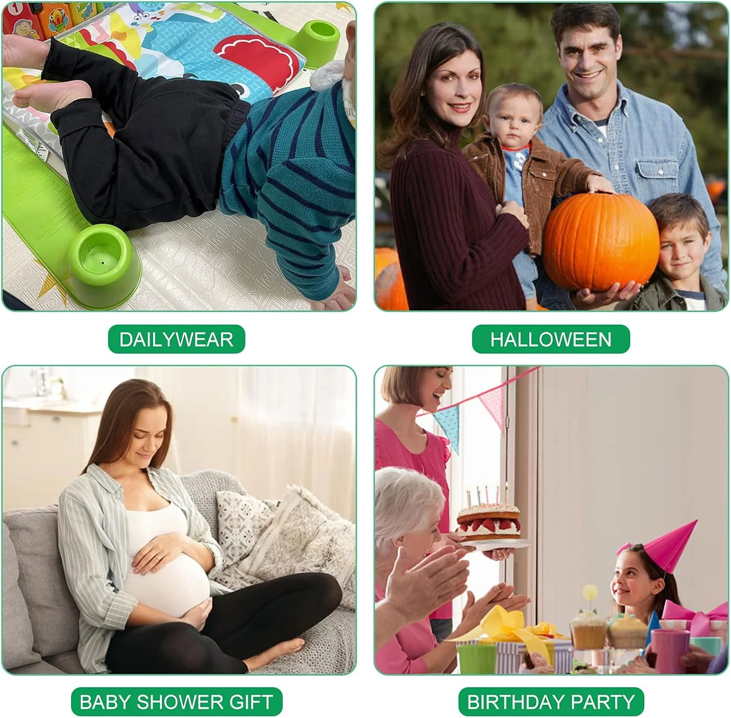 شلوار نوزادی ساده Sobowo، شلوار پنبه ای مناسب برای چهار دست و پا رفتن نوزادان دختر و پسر، 0 تا 24 ماه