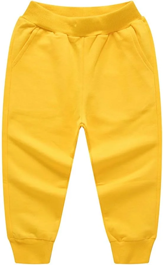 شلوار گرم پنبه ای ضخیم بچگانه HAXICO، کمر کشی بند دار، مناسب فصل زمستان