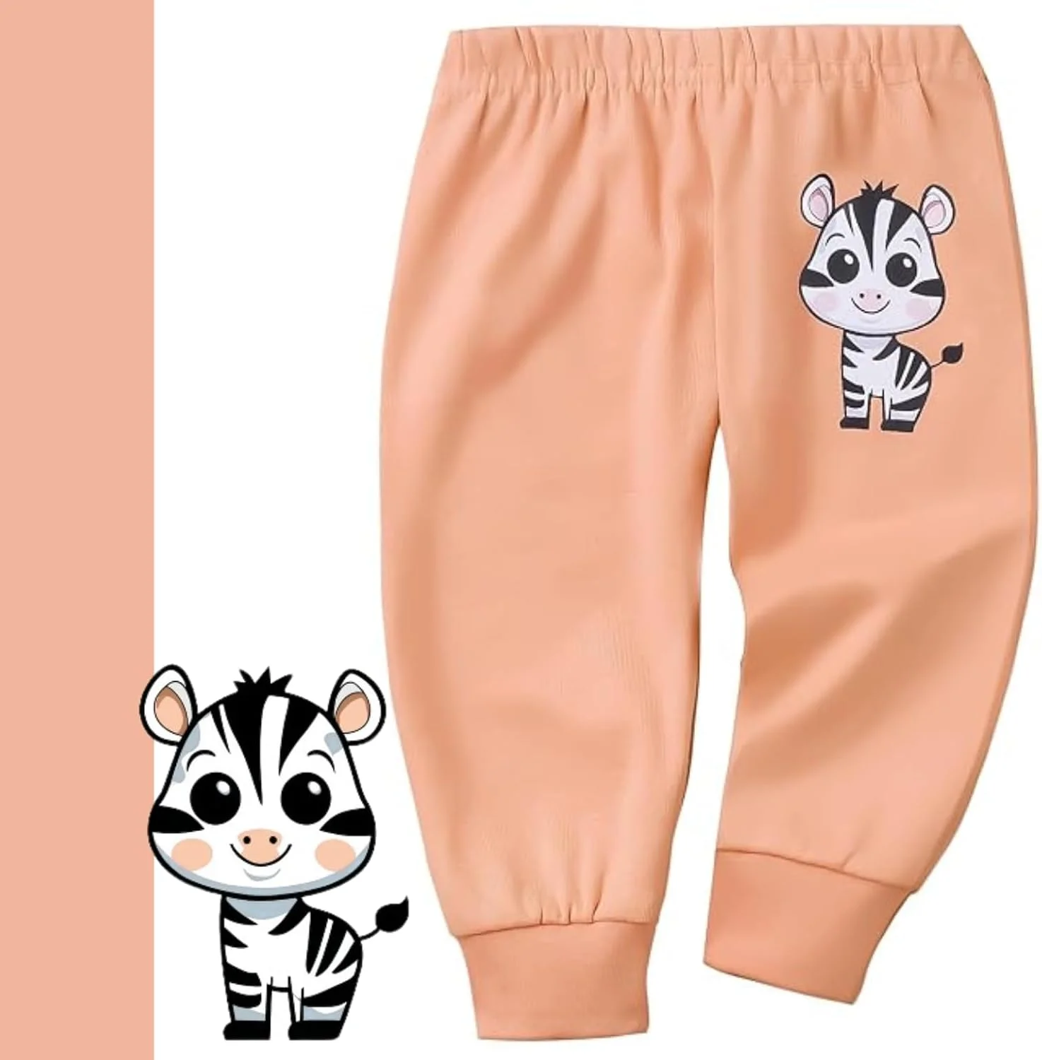 شلوار راحتی نخی یونیسکس EIO برای پسران و دختران، بسته ترکیبی | لباس خواب نرم و راحت بچه گانه | شلوار زیر لباس خواب کودک نوپا، بسته 5 عددی، 18-24 ماه