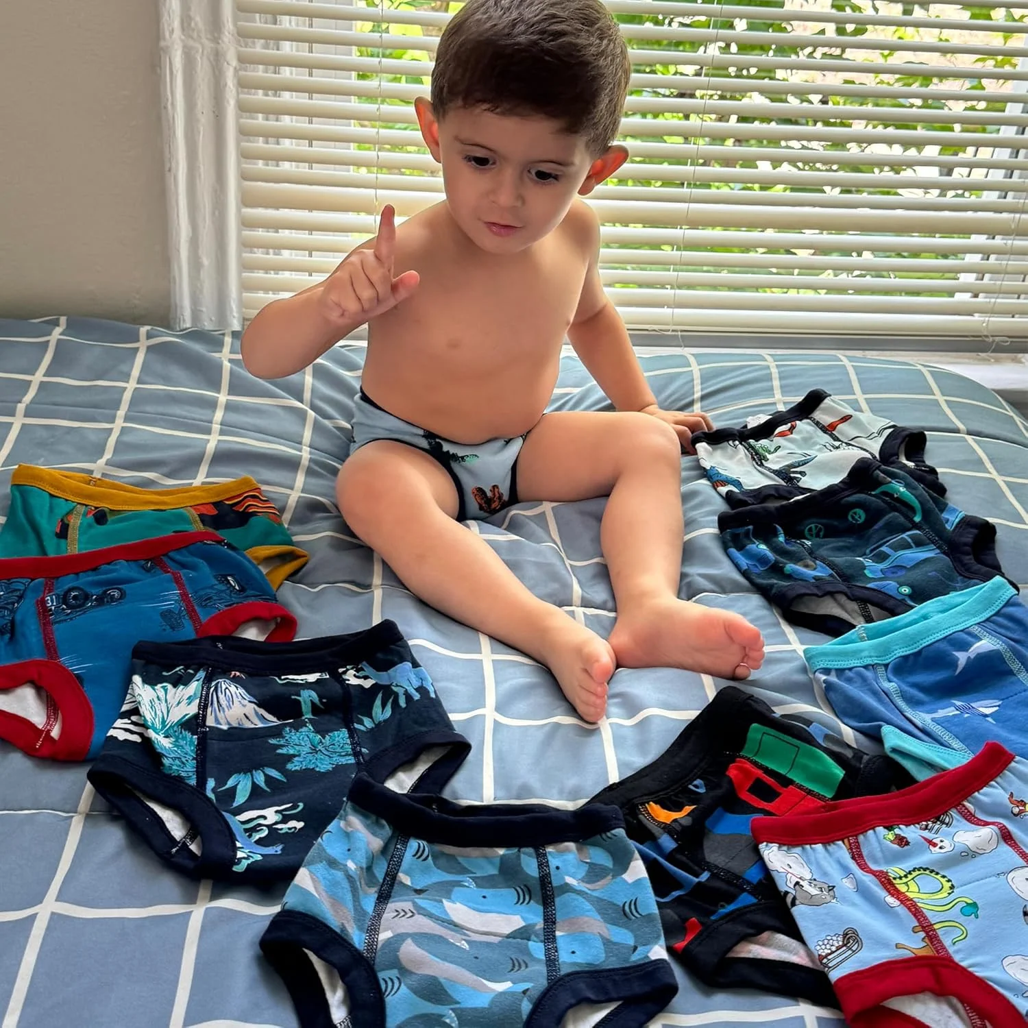 بیگ الفنت شورت آموزشی ده عددی، شلوار تمرینی جاذب برای کودکان نوپا، مناسب برای پسران و دختران، 12 ماهه تا 9 ساله