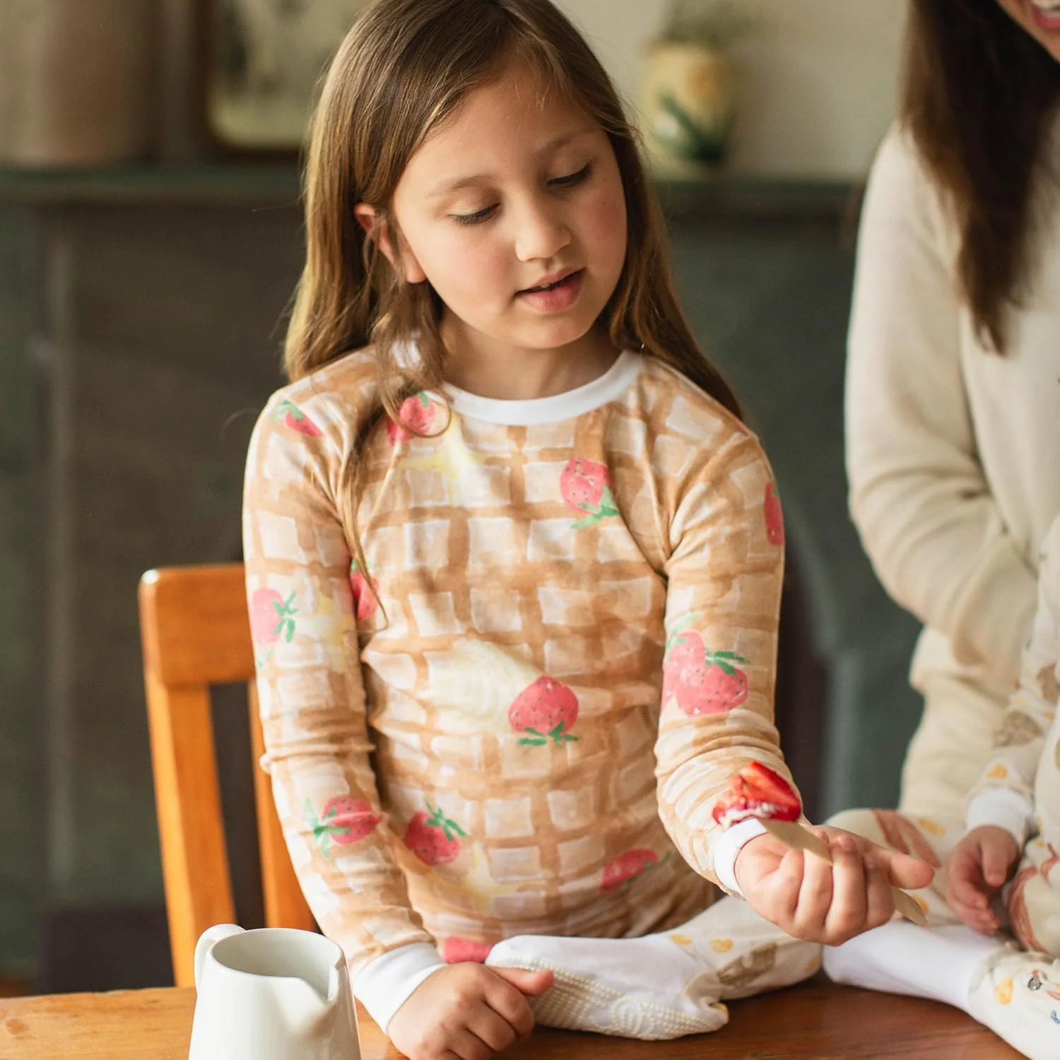 لباس خواب دخترانه Burt's Bees Baby، ست تی شرت و شلوار 2 تکه، 100% پنبه ارگانیک