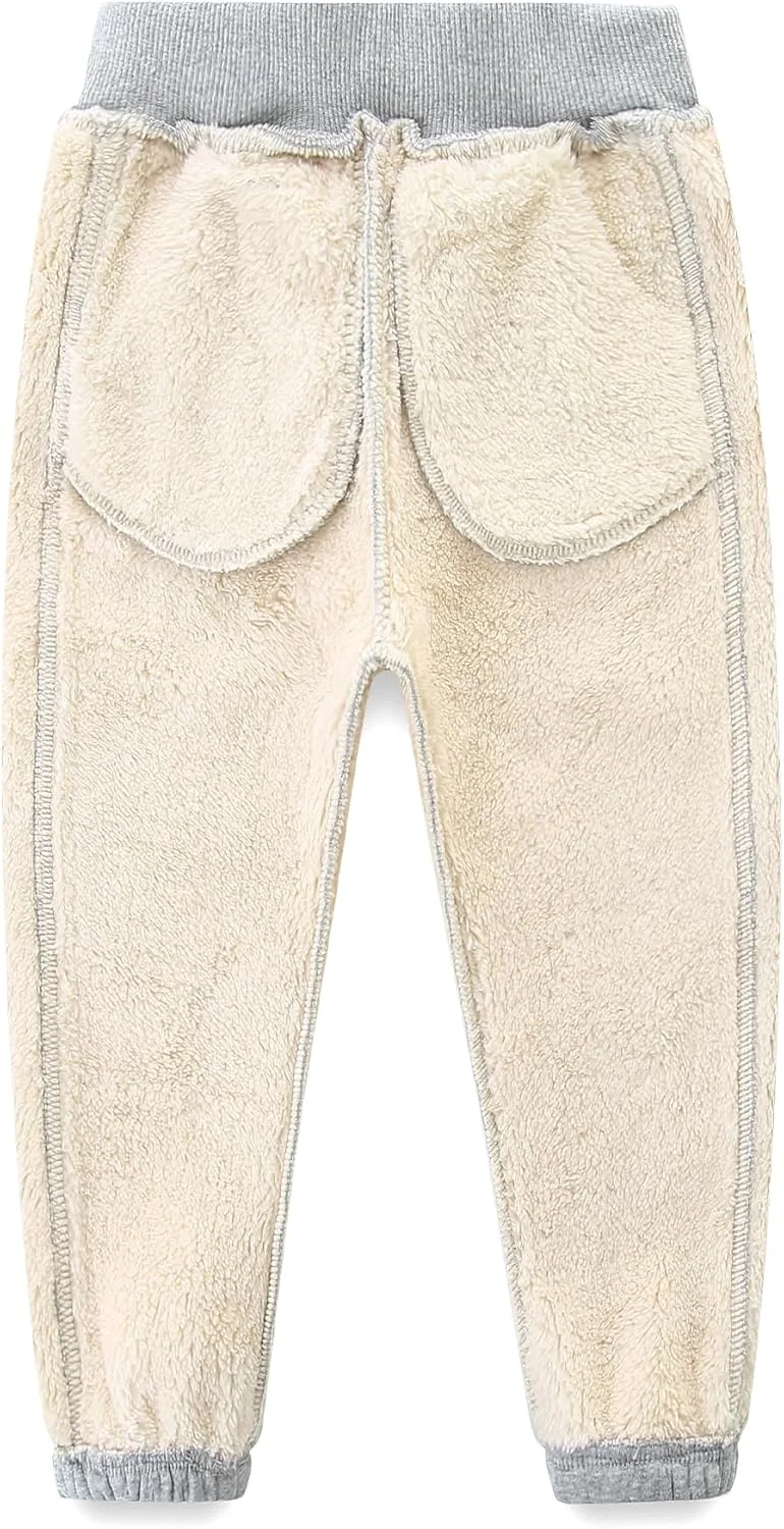 شلوار گرمکن پشمی و گرم دخترانه و پسرانه Bumeex، مناسب فصل زمستان، سایز 2 تا 14 سال