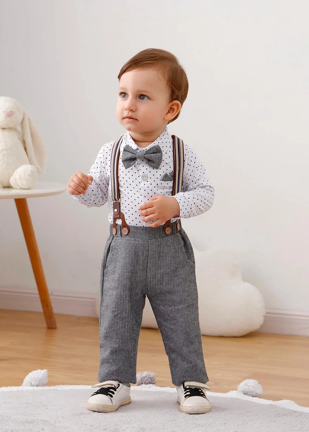 لباس نوزادی دخترانه nilikastta، ست 3 تکه لباس پاییزی نوزاد، بادی آستین بلند