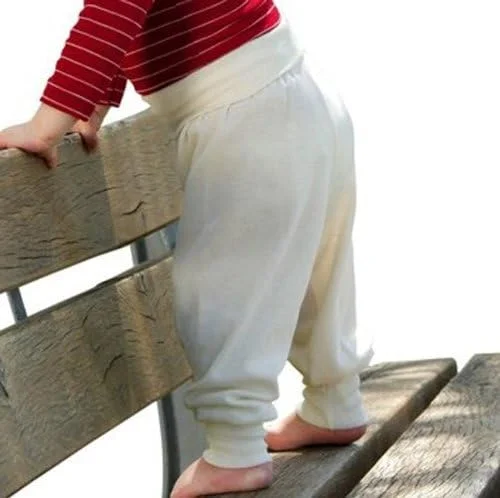 شلوار نوزادی Engel، با کمر نرم، پشم مرینوس ارگانیک و ابریشم