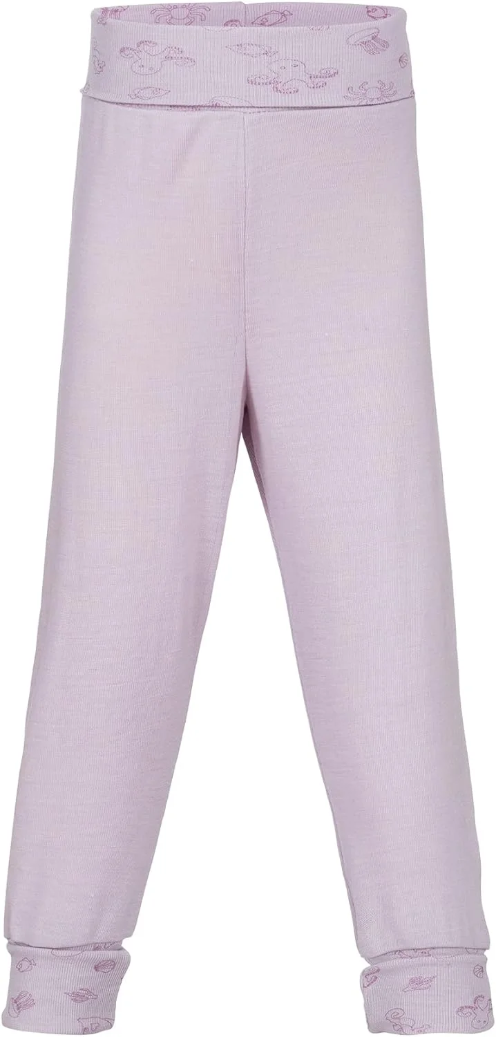 شلوار نوزادی انگل با کمر نخی، 70% پشم (kbT)، 30% ابریشم، ماگنولیا، 50