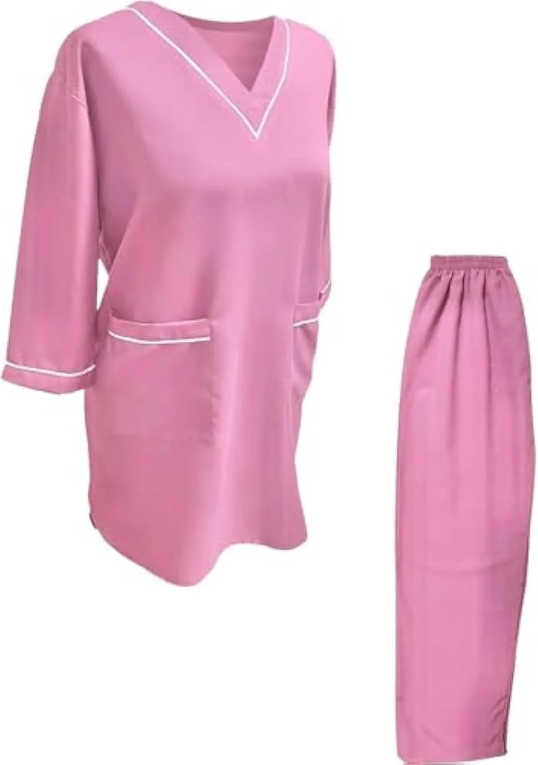 لباس فرم خدمتکار آستین بلند، ست لباس خدمتکار و پرستار بچه با بلوز و شلوار بلند