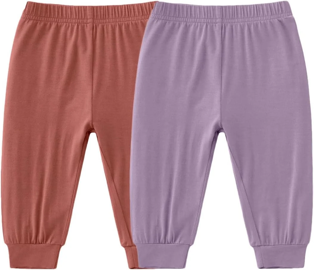 شلوار جاگر ویسکوز بامبو نوزاد پسرانه دخترانه، شلوار راحتی کودک