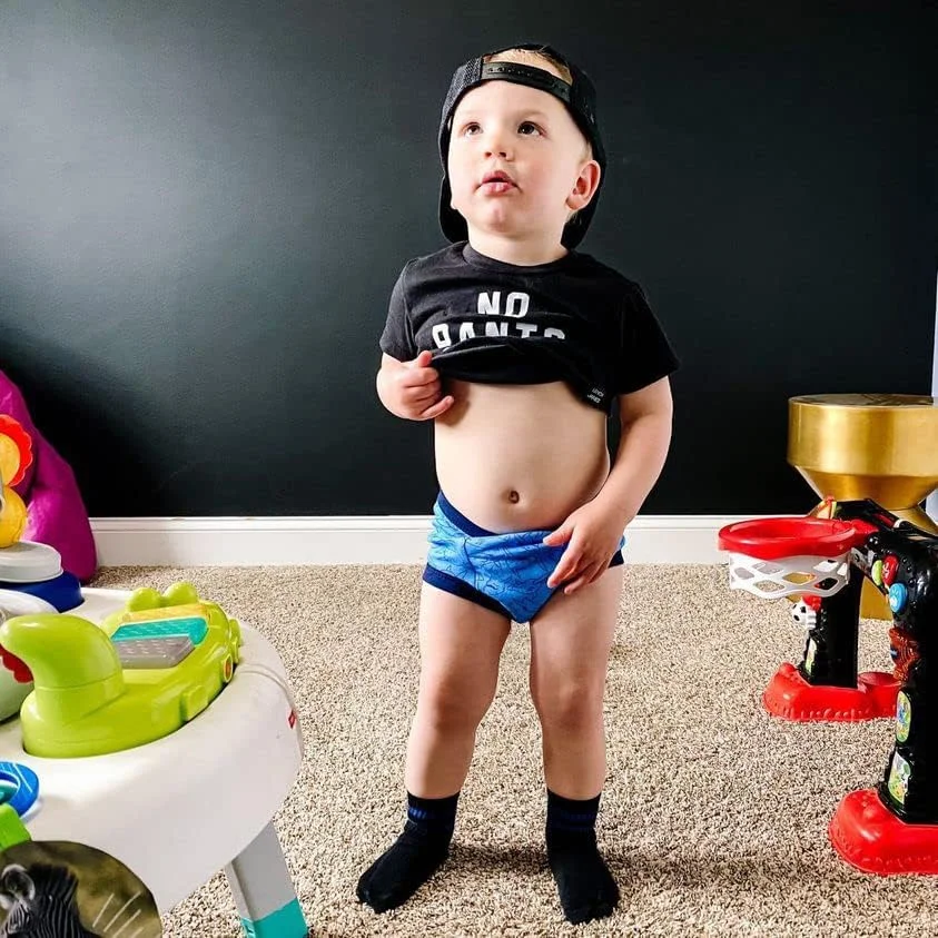 شورت آموزشی کودک BIG ELEPHANT، شورت تمرینی جاذب و پنبه‌ای نرم برای نوزادان پسر و دختر